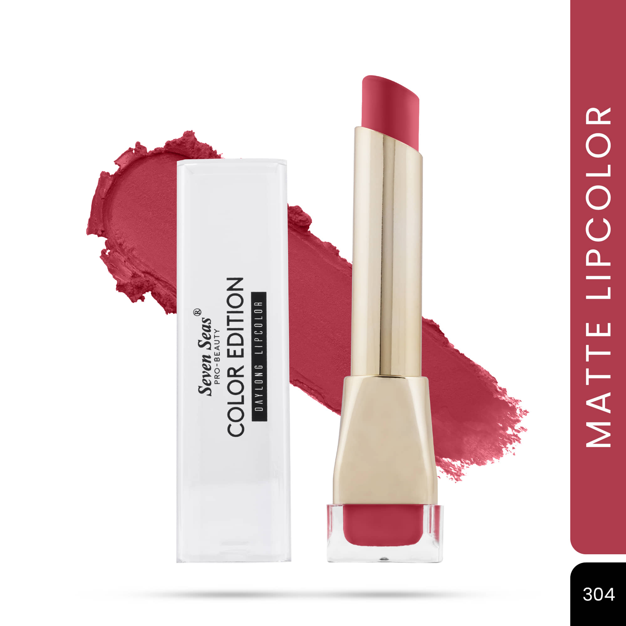 Seven Seas Coffee Brown Matte Lipstick 3.5G