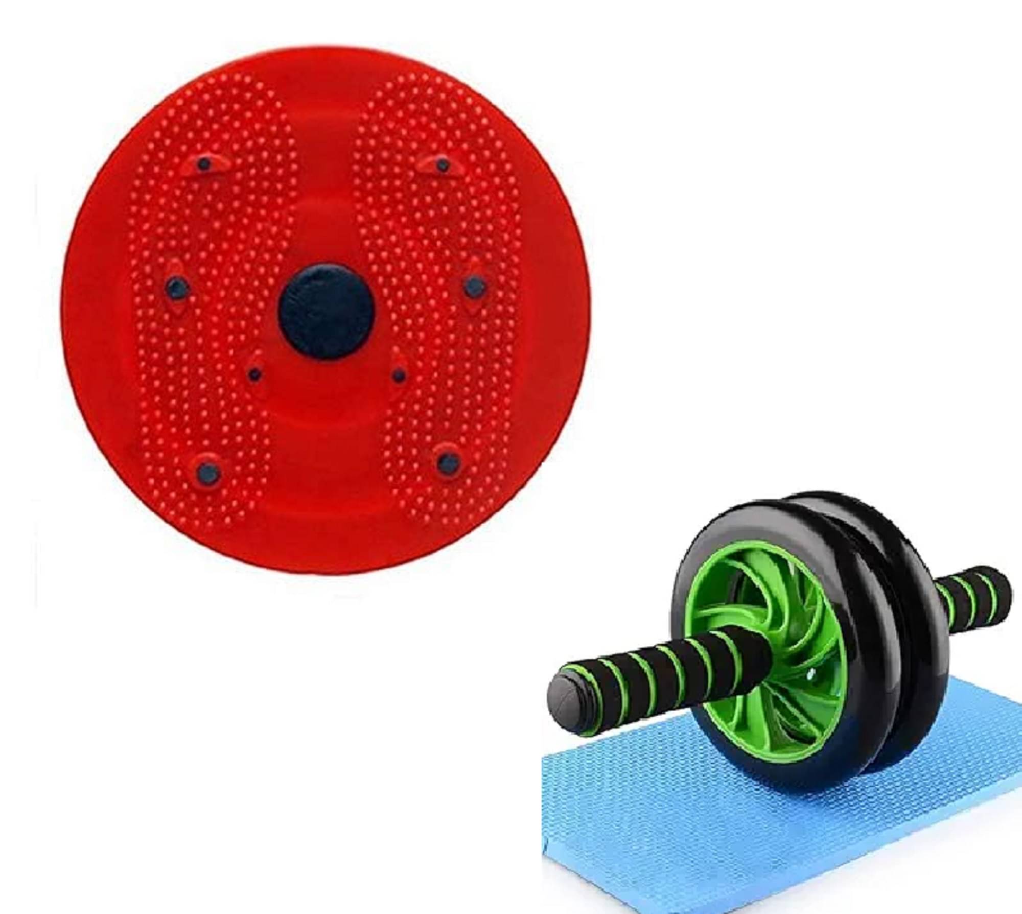 Shopeleven Tummy Twister and Waist Trimmer Combo Dual Wheel Ab Roller for Core and Abdominal Exercise for Men and Women     			Shopeleven Tummy Twister and Waist Trimmer Combo Dual Wheel Ab Roller for Core and Abdominal Exercise for Men and Women