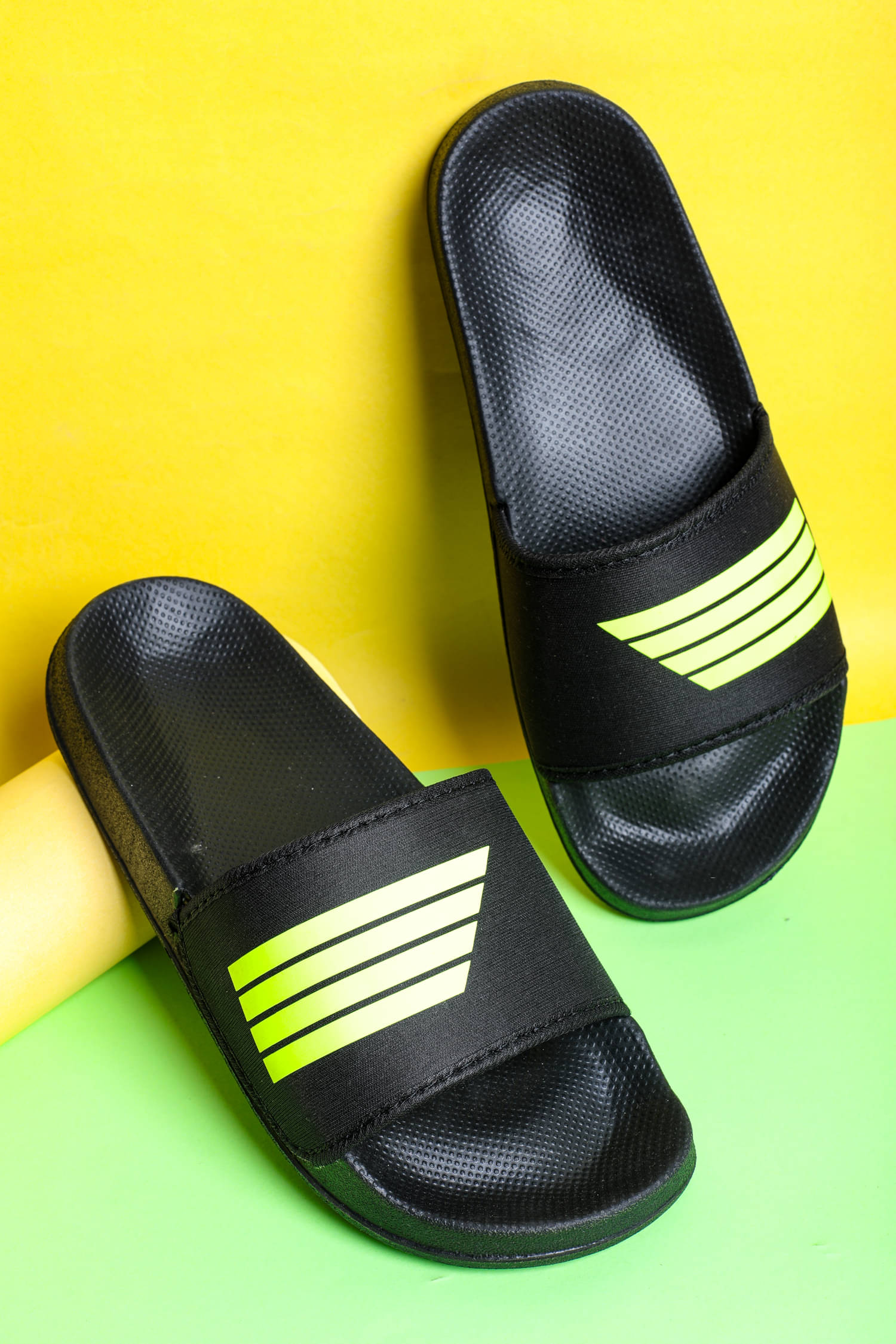     			Stunt Black Men's Slide Flip Flop