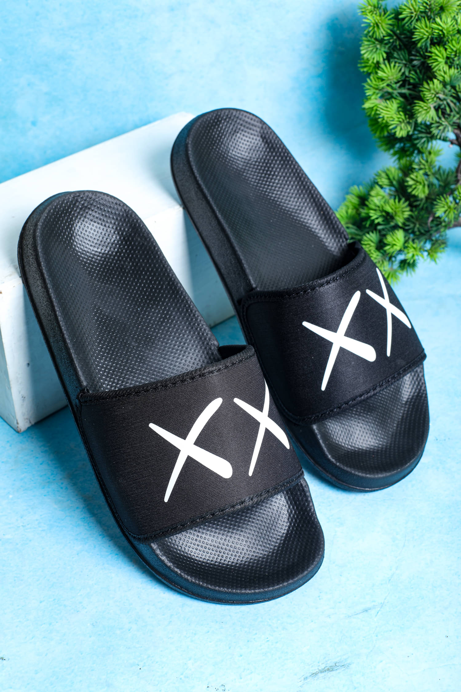     			Stunt Black Men's Thong Flip Flop