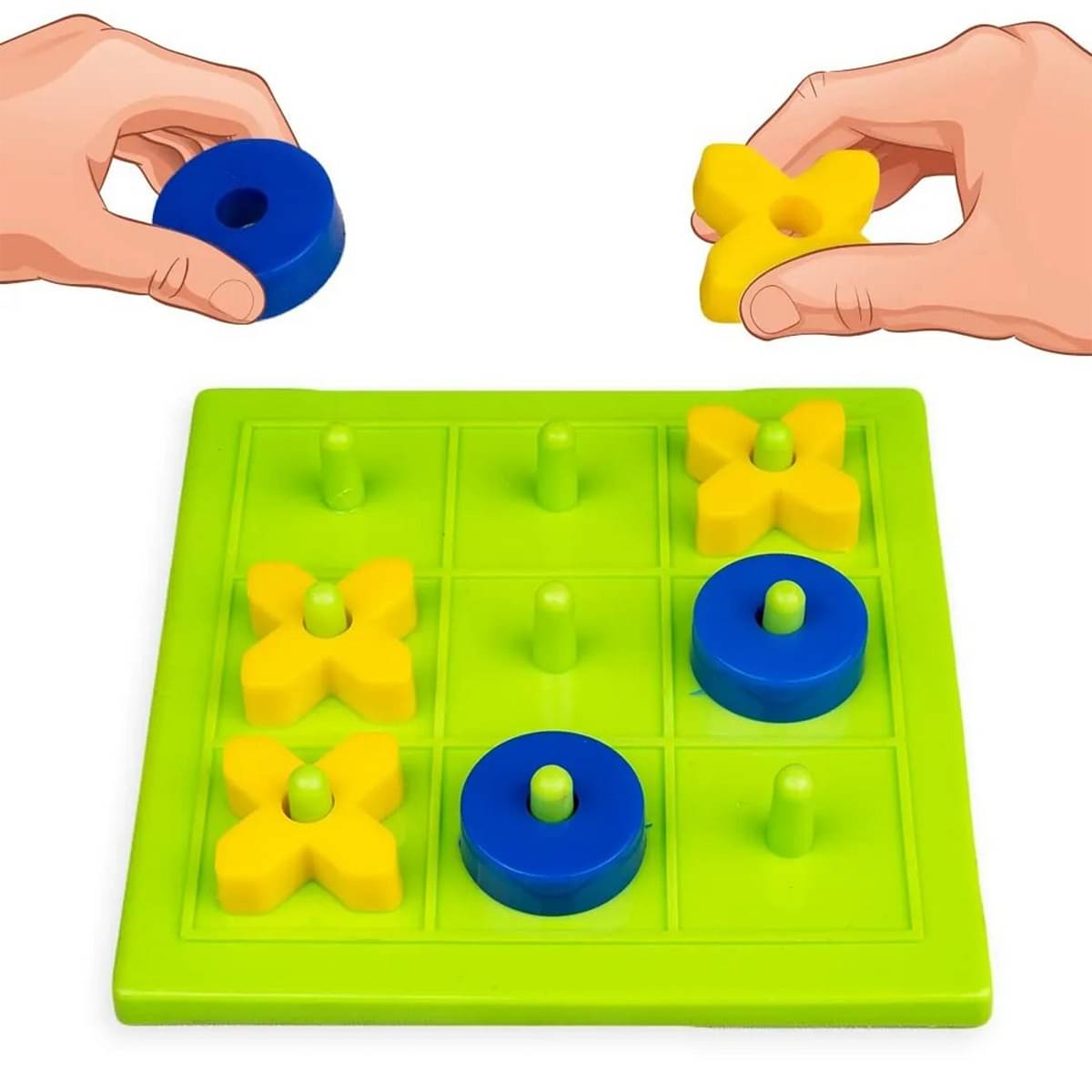 TIC TAC TOE Classic Mind Challenging Cross &Zero Family Game & Kids Educational Party & Fun Board Game TIC TAC TOE Classic Mind Challenging Cross &Zero Family Game & Kids Educational Party & Fun Board Game