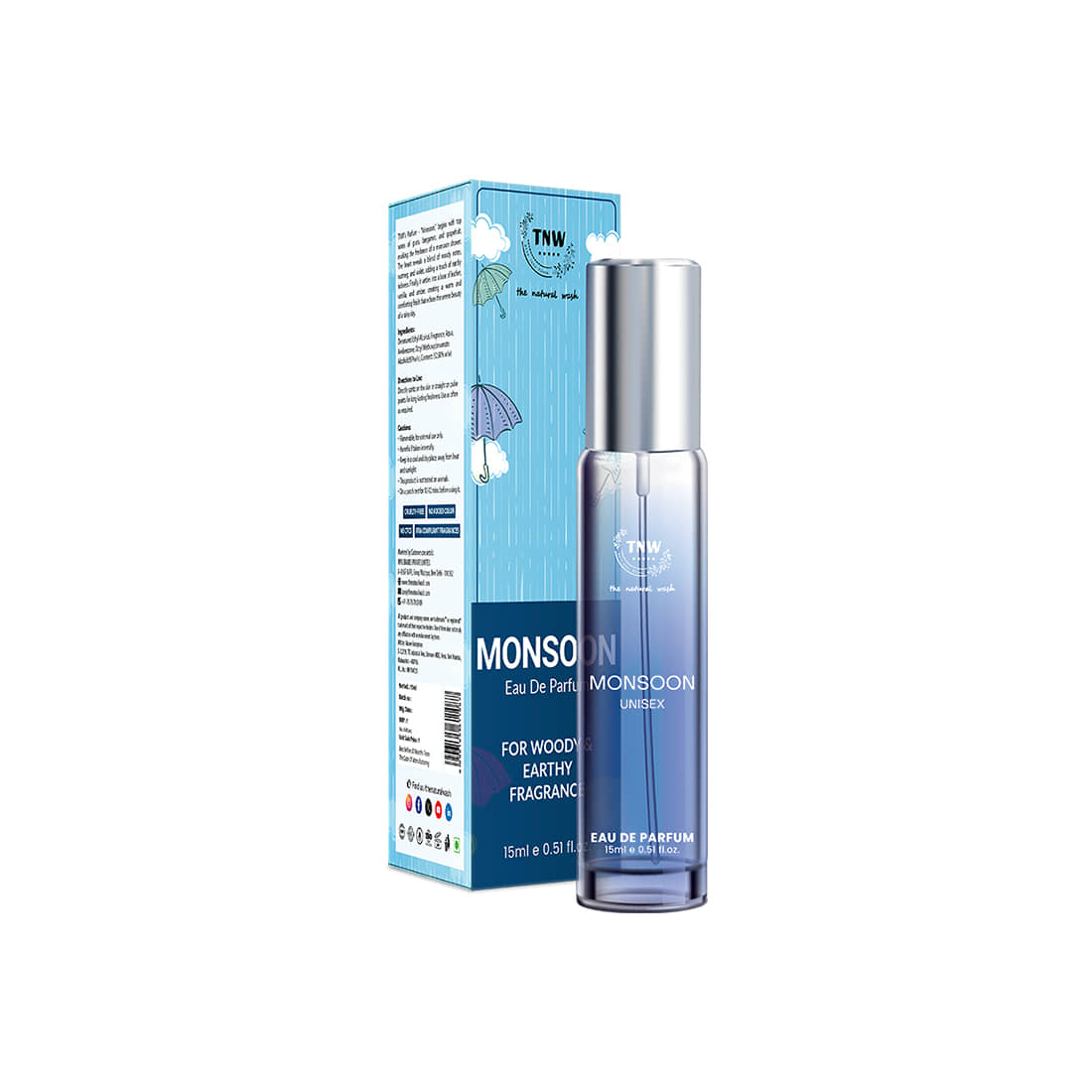 TNW - The Natural Wash Eau De Parfum (EDP) Woody Mild -Fragrance For Unisex ( Pack of 1 )
