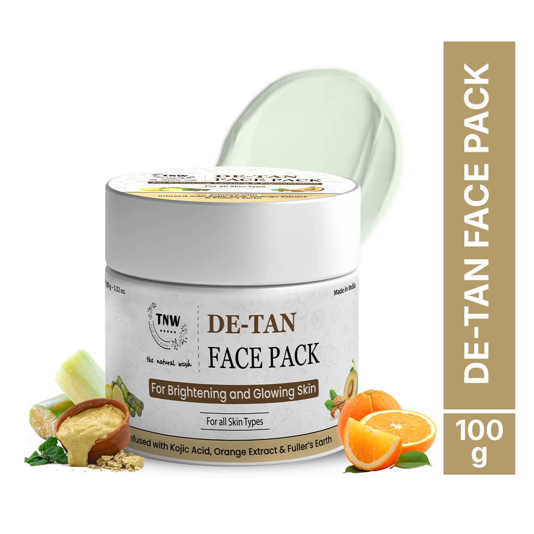 TNW - The Natural Wash - Tan Removal Pack for All Skin Type ( Pack of 1 )
