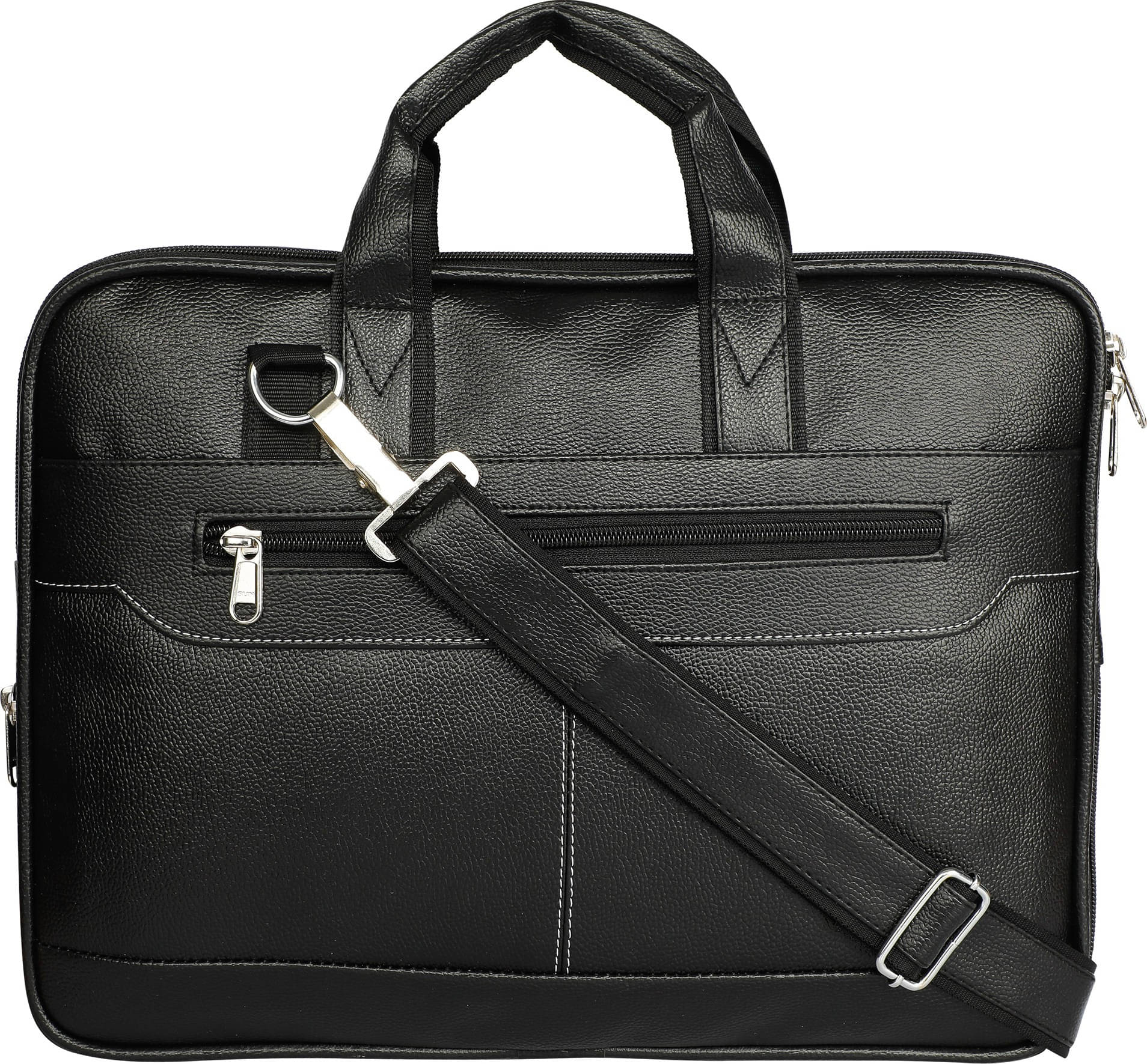     			WILDAUK Black P.U Office Bag
