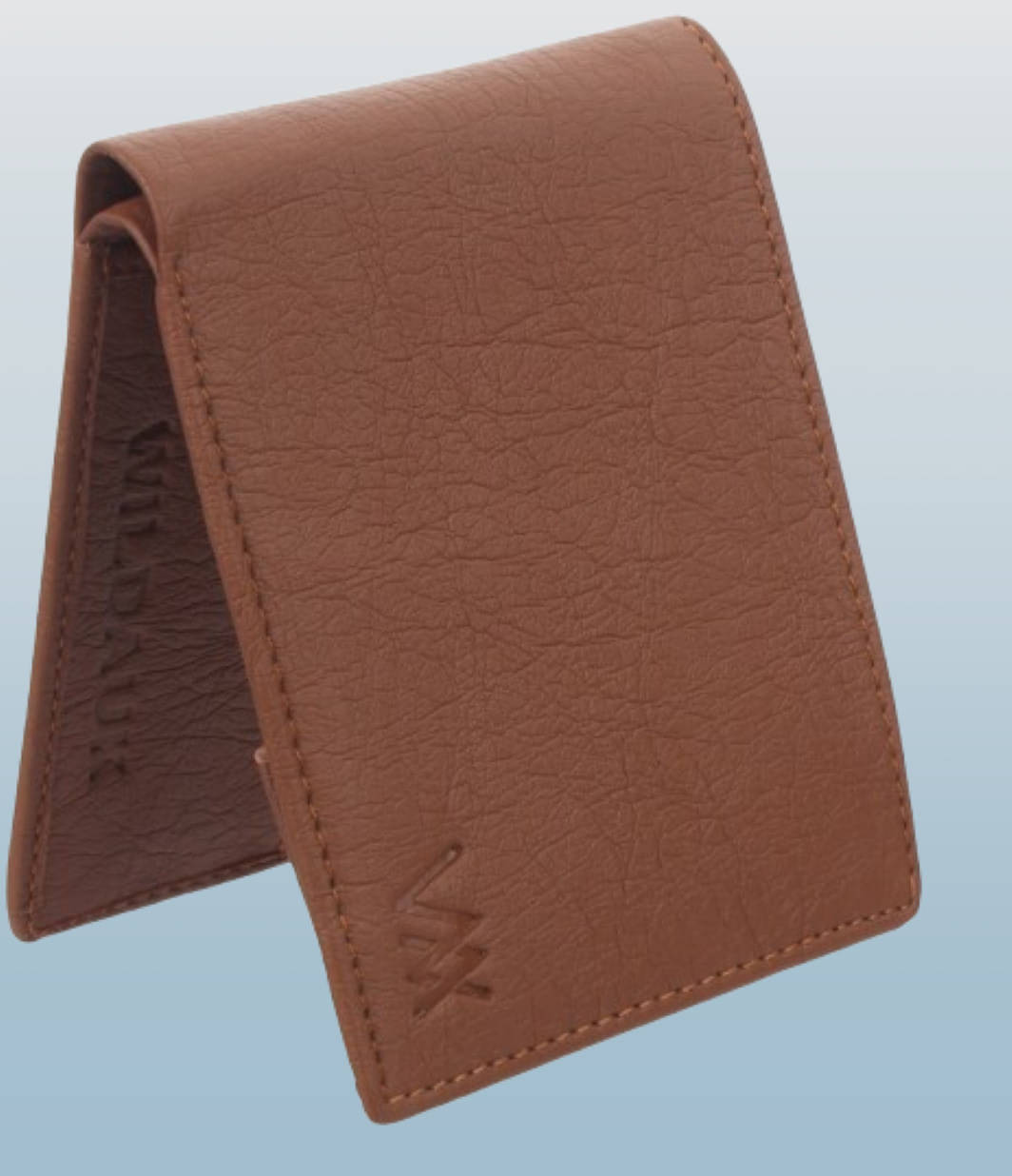     			WILDAUK PU Self Design Men's Regular Wallet With More Than 10 Slots For Card ( Tan , Pack of 1 )