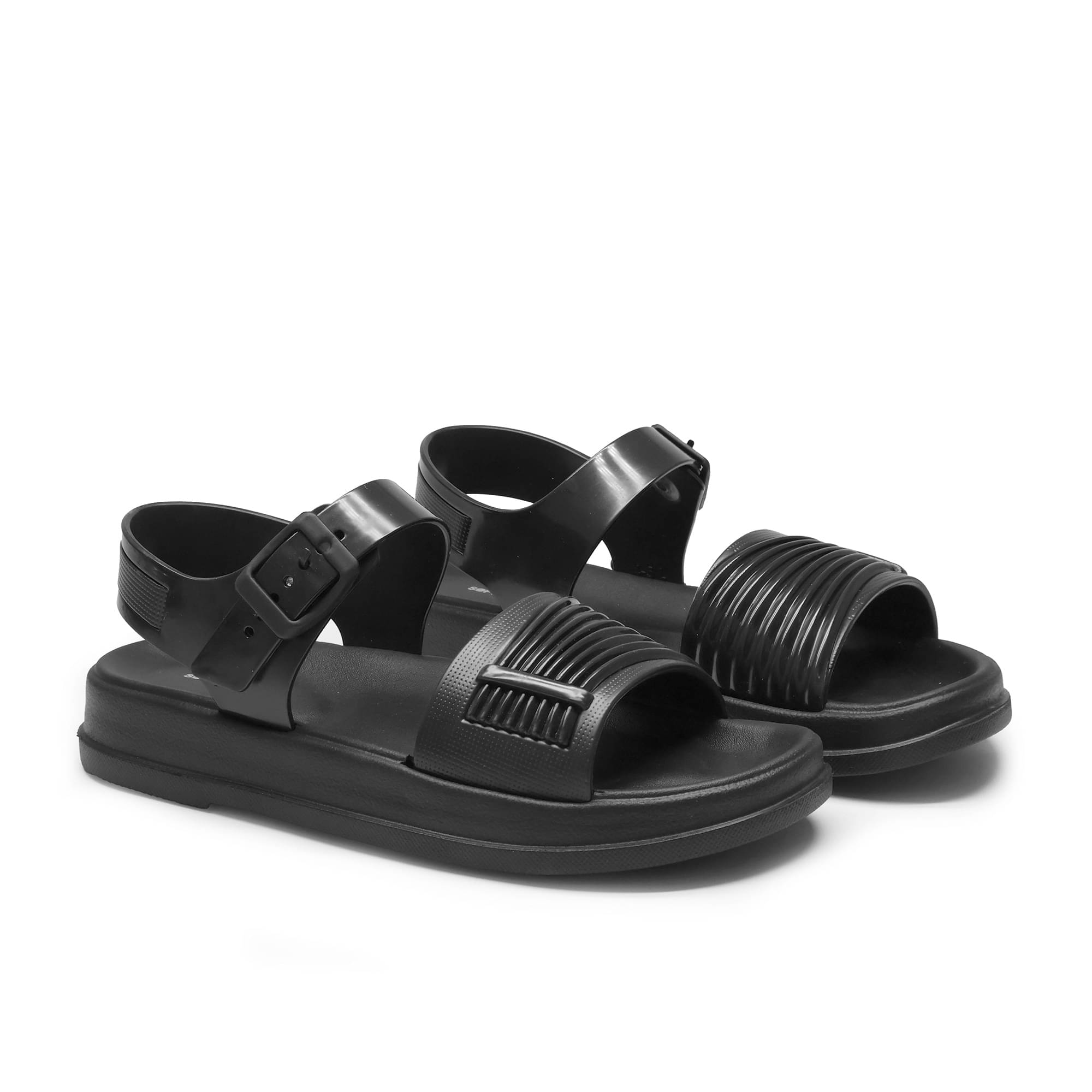     			ASIAN Black Women's Floater Sandals