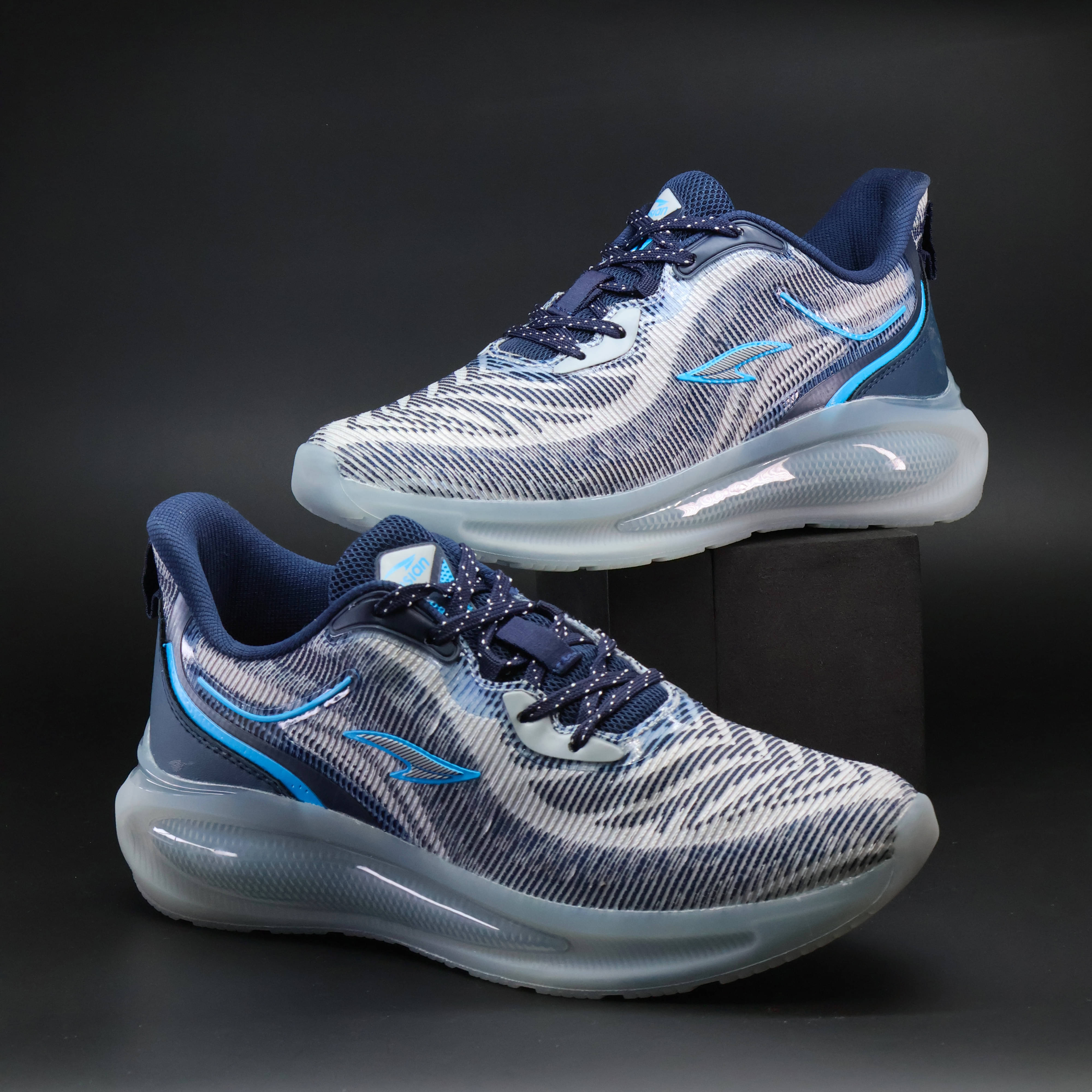     			ASIAN POWERPLAY-17 Light Grey Men's Sports Running Shoes