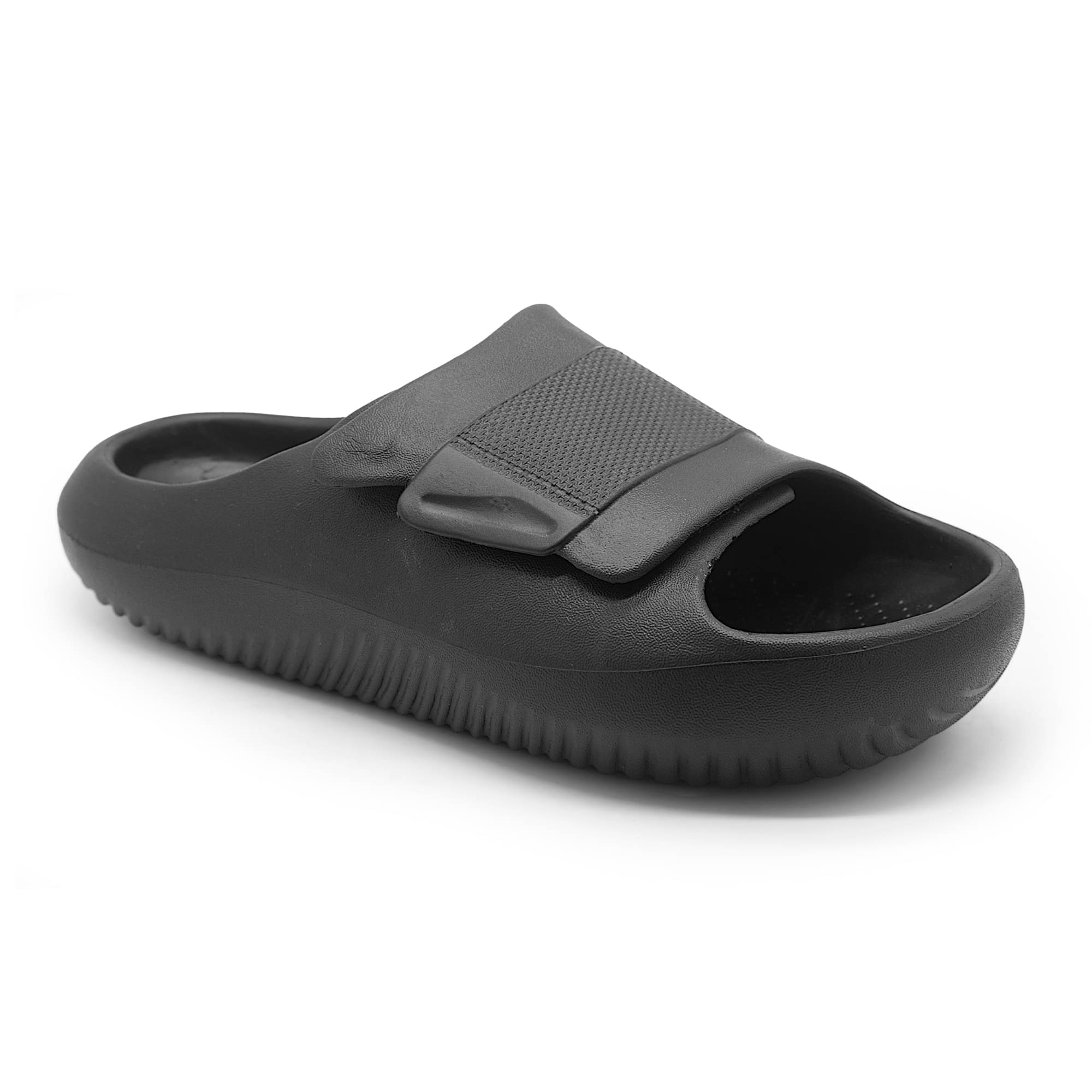    			Action Black Men's Slide Flip Flop