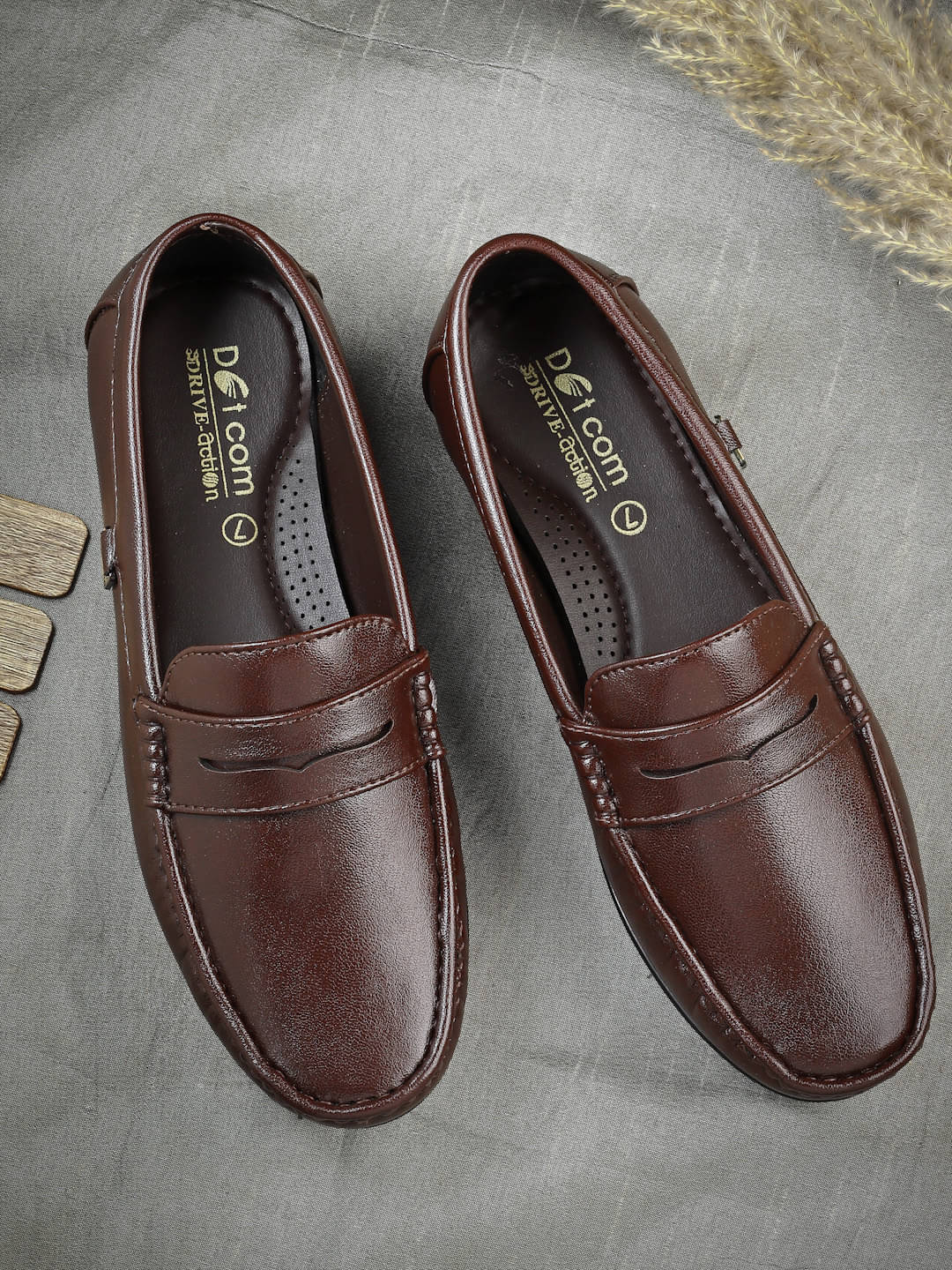     			Action Brown Men's Penny