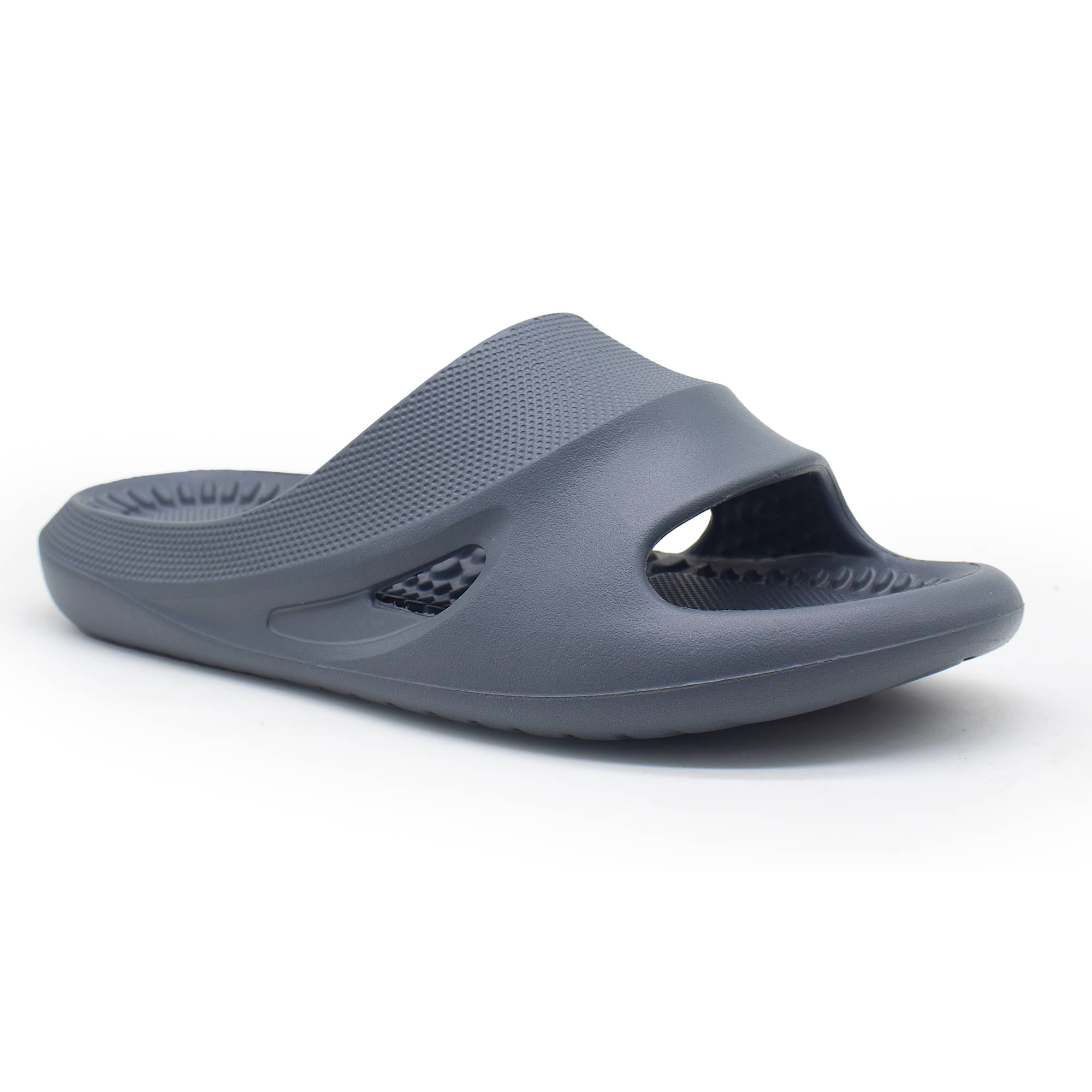     			Action Dark Grey Men's Slide Flip Flop