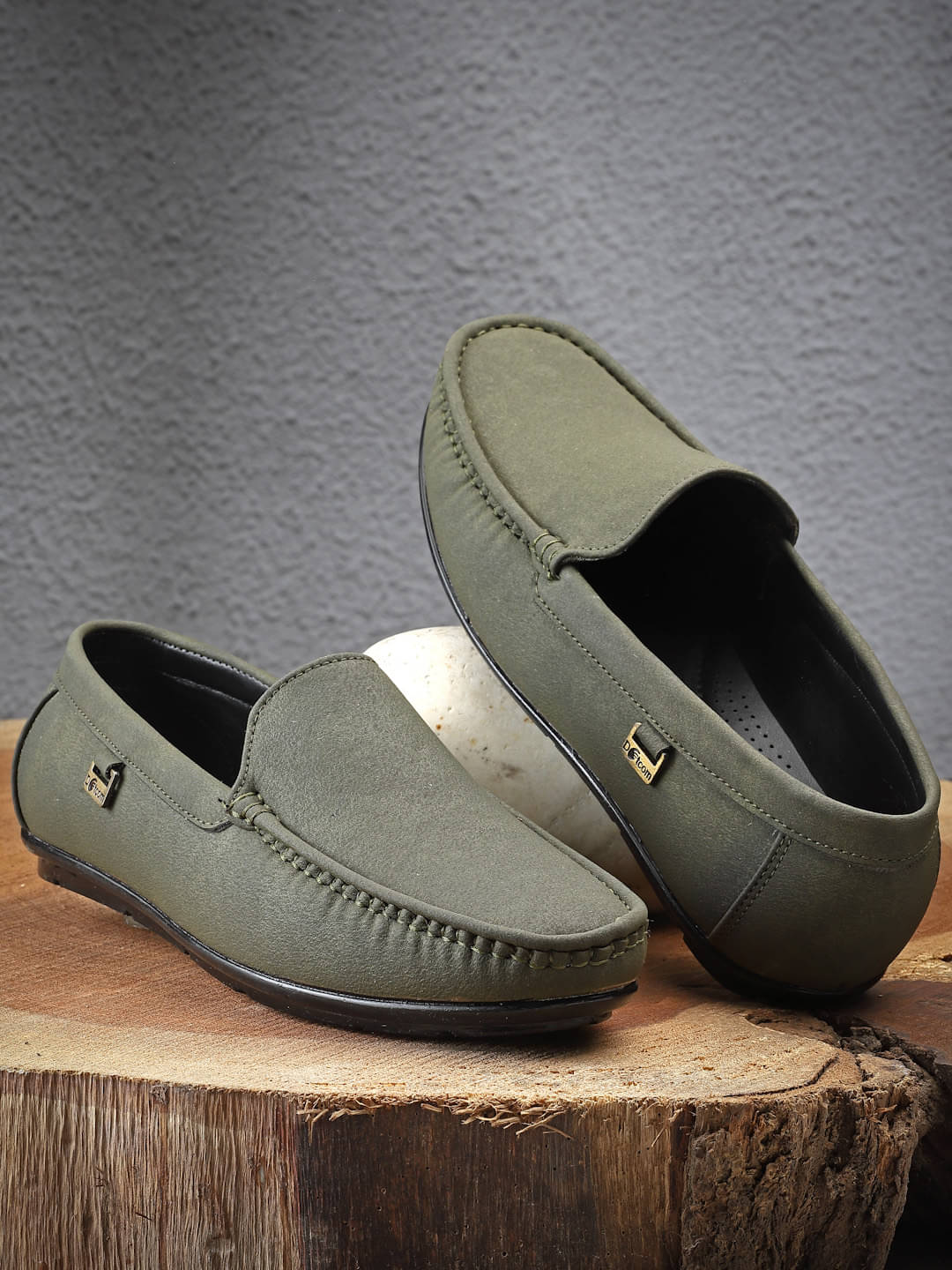     			Action Olive Men's Slip on