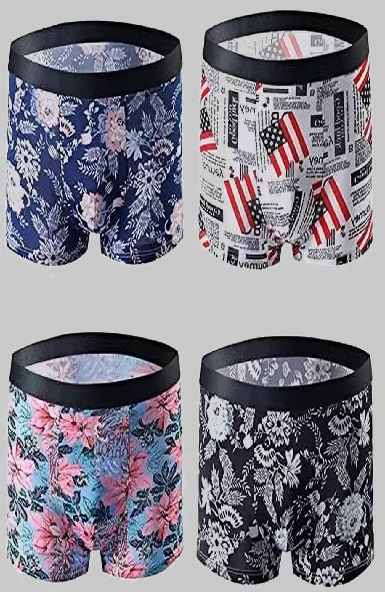 CAVENDRES Pack of 4 Cotton Blend Briefs For Men's ( Multicolor5 )     			CAVENDRES Pack of 4 Cotton Blend Briefs For Men's ( Multicolor5 )