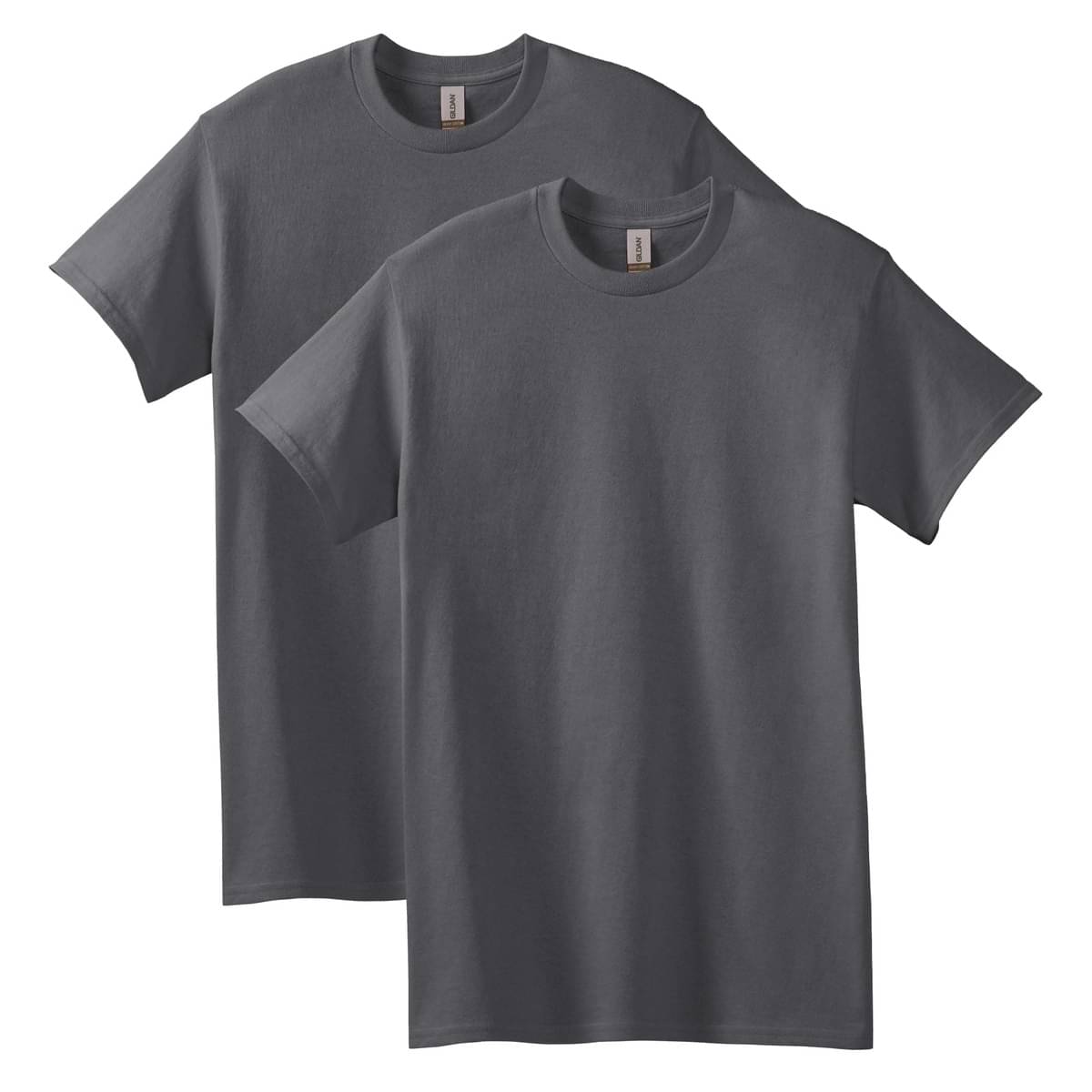 Gildan Men Cotton Regular Fit Solid T-Shirt ( Charcoal ) Gildan Men Cotton Regular Fit Solid T-Shirt ( Charcoal )