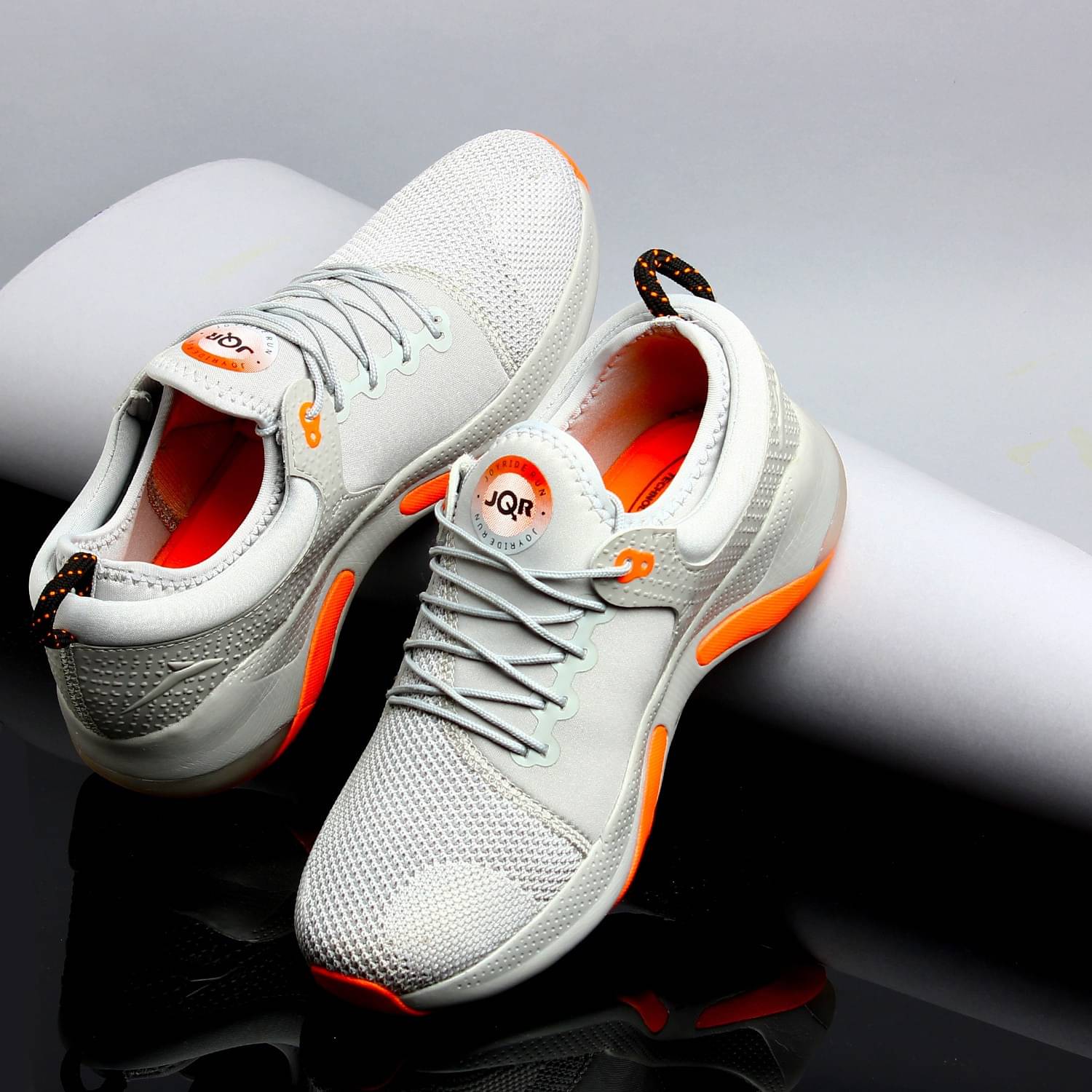 JQR JOYO-4 PLUS Light Grey Men's Sports Running Shoes JQR JOYO-4 PLUS Light Grey Men's Sports Running Shoes