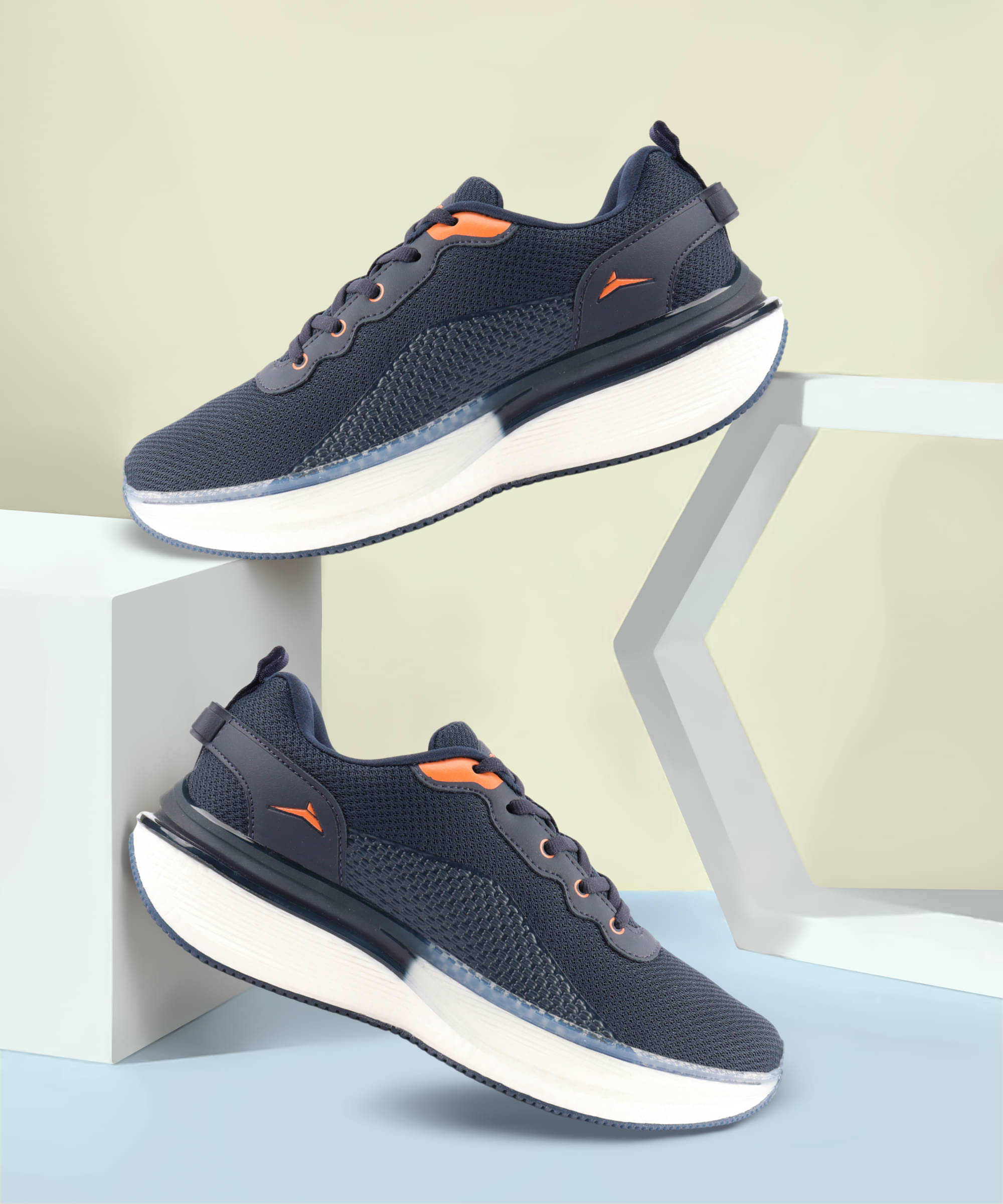 JQR RAPID NEW PLUS-2 Navy Men's Sports Running Shoes JQR RAPID NEW PLUS-2 Navy Men's Sports Running Shoes