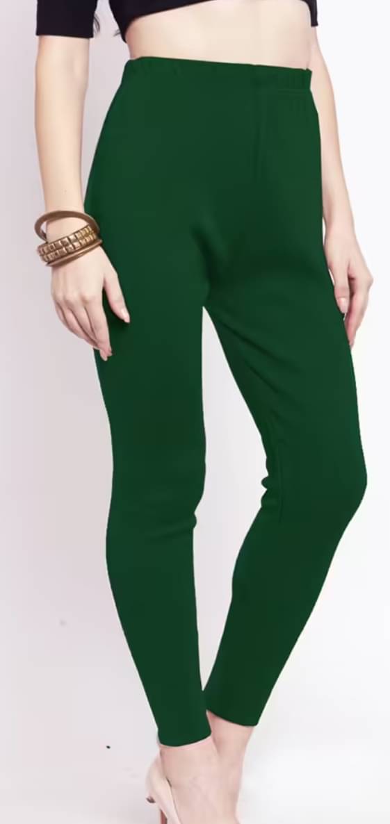     			Leggie Pack of 1 Cotton Women's Leggings ( Green )