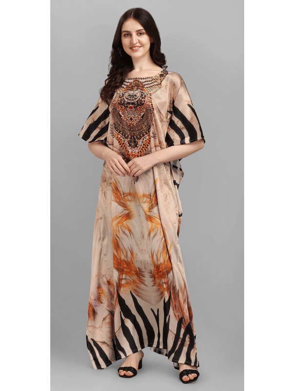     			SILK SUTRA Multi Color Satin Women's Nightwear Nighty & Night Gowns ( Pack of 1 )