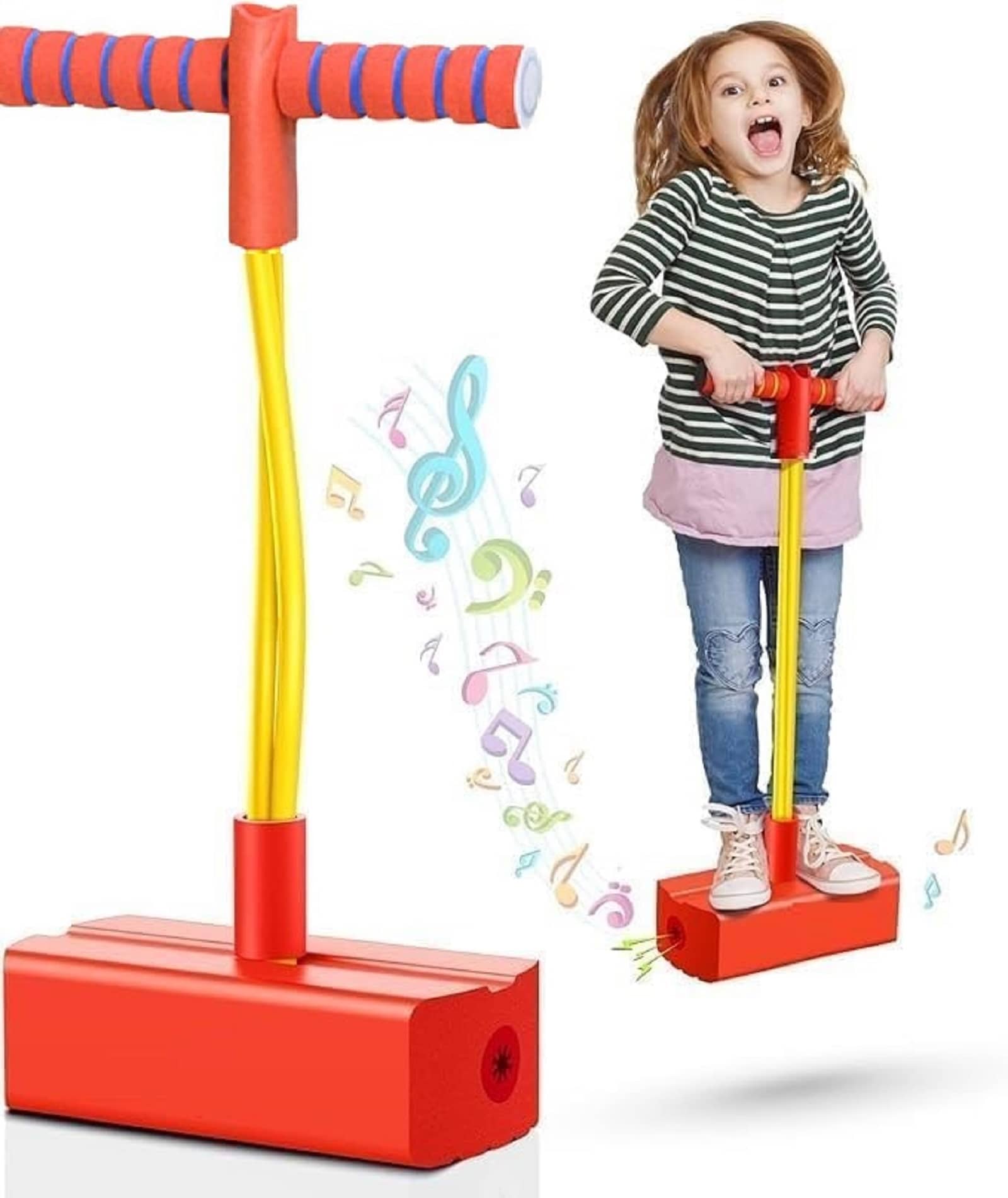 Shopeleven Foam Stick Jumper for Kids  Jumper for Kids, Jumping Bouncer Toy Squeaky Sounds Pogo Sticks,Stick Toy for Boys and Girls Ages 3 to up,Outdoor - Sports and Fitness Equipment | Buy online on ZillyBuy