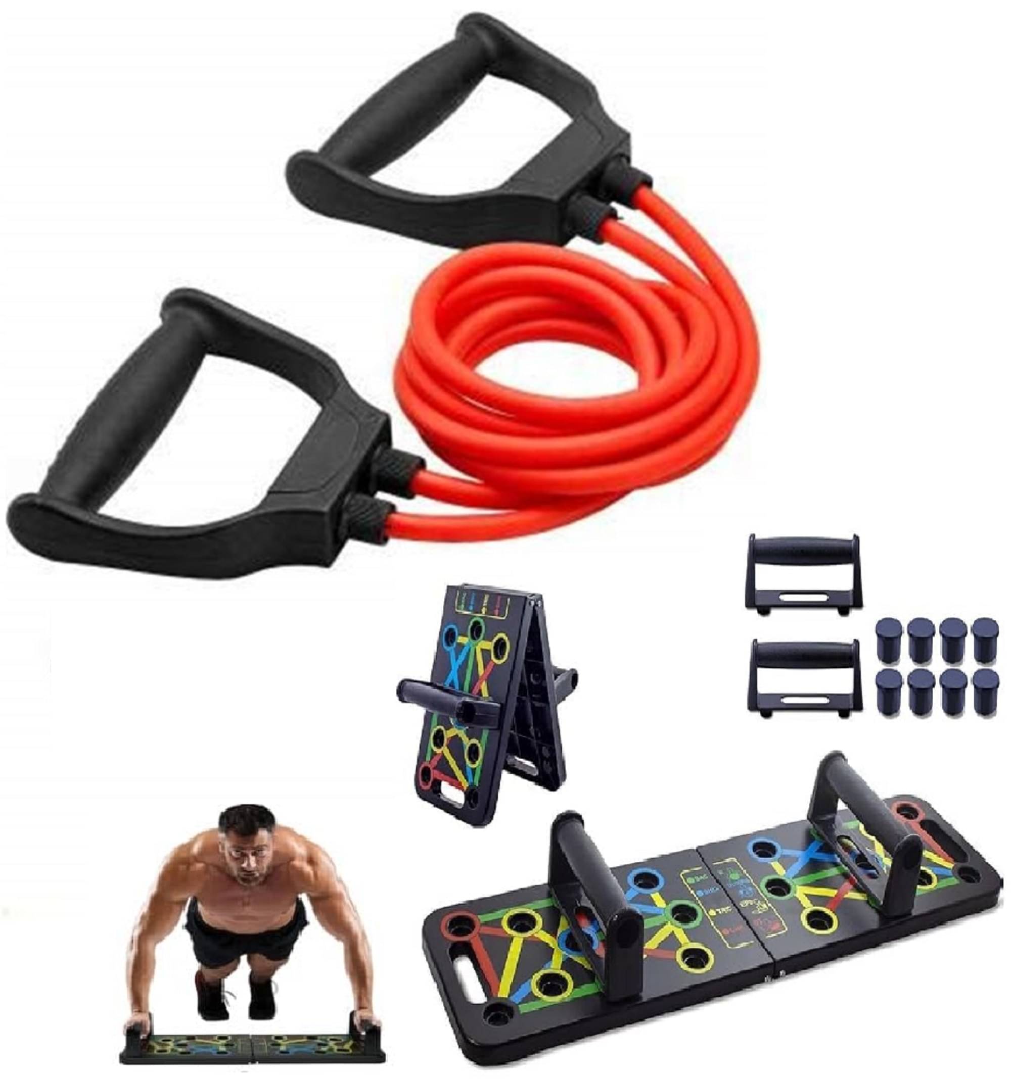 Shopeleven Push-Up Board, 9 In 1 Body Building Push Up Rack Board And Double Toning Resistance Tube Band, Fitness Equipment For Home Workout Multi-Function Push-Ups Board For Men And Women Shopeleven Push-Up Board, 9 In 1 Body Building Push Up Rack Board And Double Toning Resistance Tube Band, Fitness Equipment For Home Workout Multi-Function Push-Ups Board For Men And Women