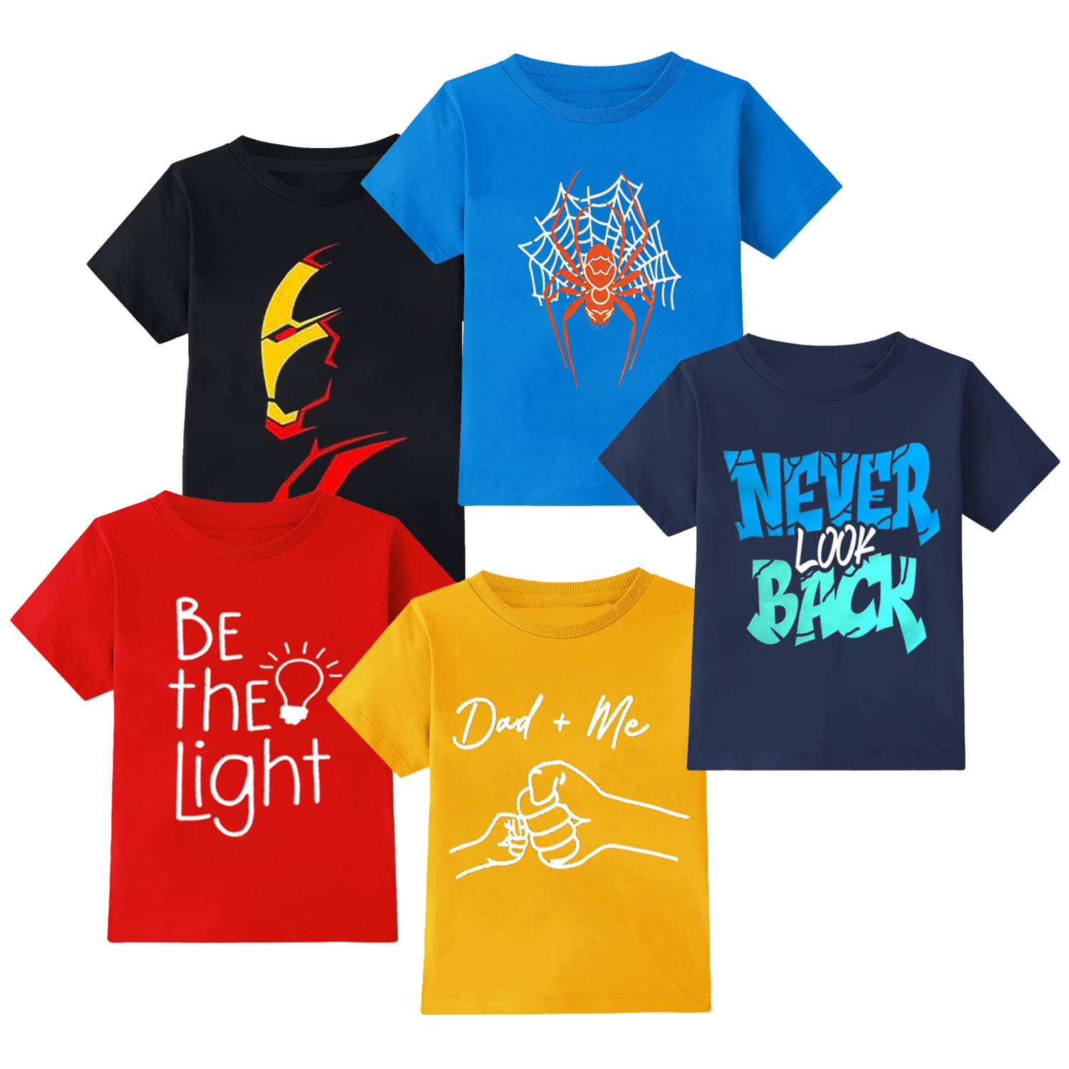     			TitTom Pack of 1 Boys Cotton T-Shirt ( Multicolor 3 )