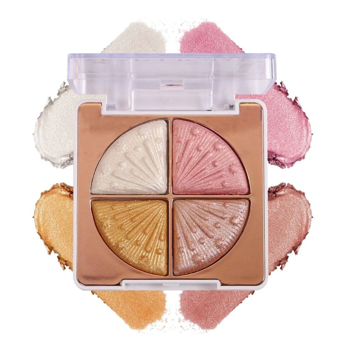 BLUST & FAMME 4 Colour Shimmer Highlighter with SPF 20 For Face & Body BLUST & FAMME 4 Colour Shimmer Highlighter with SPF 20 For Face & Body