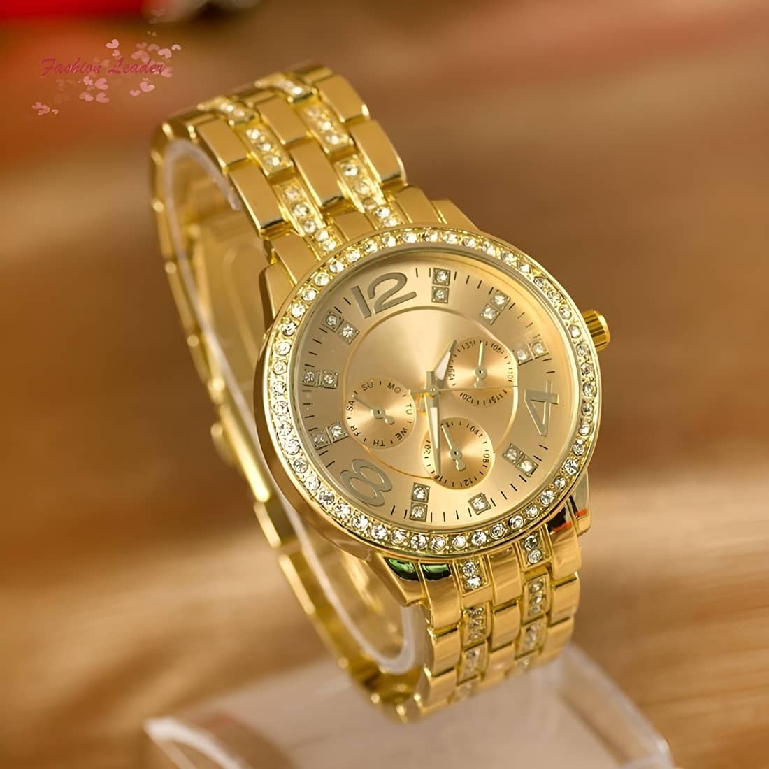 Cosmic Gold Metal Analog Womens Watch