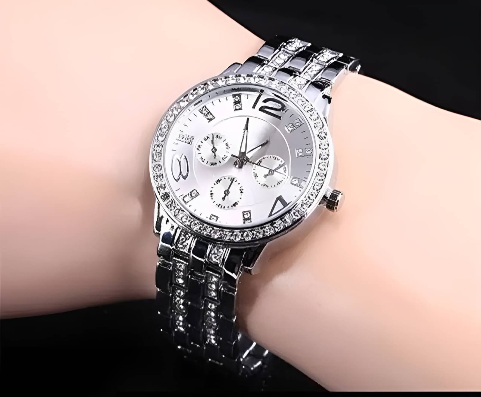     			Cosmic Silver Metal Analog Womens Watch