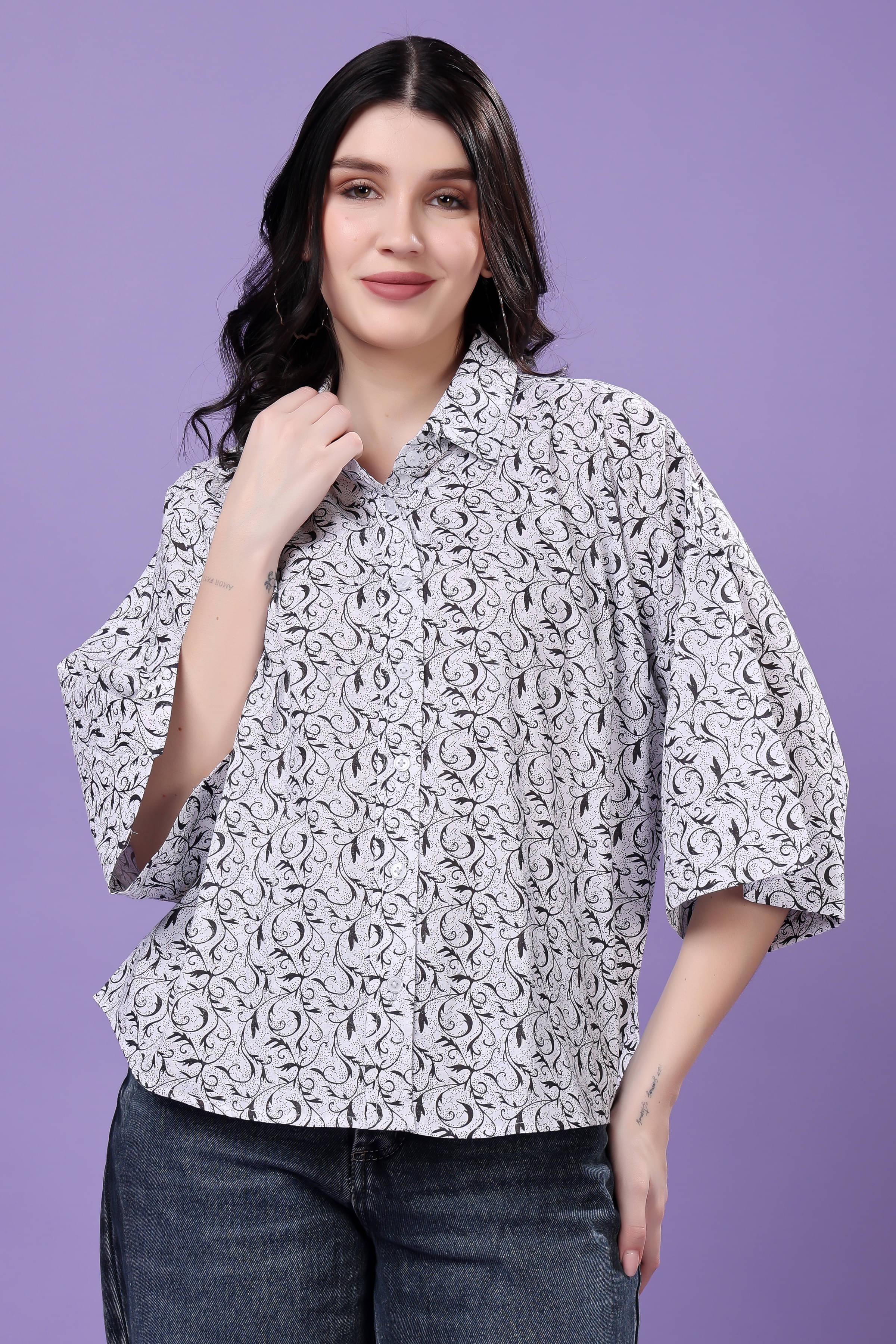     			FASHJONS 360 Women's Cotton Regular Top ( Grey )