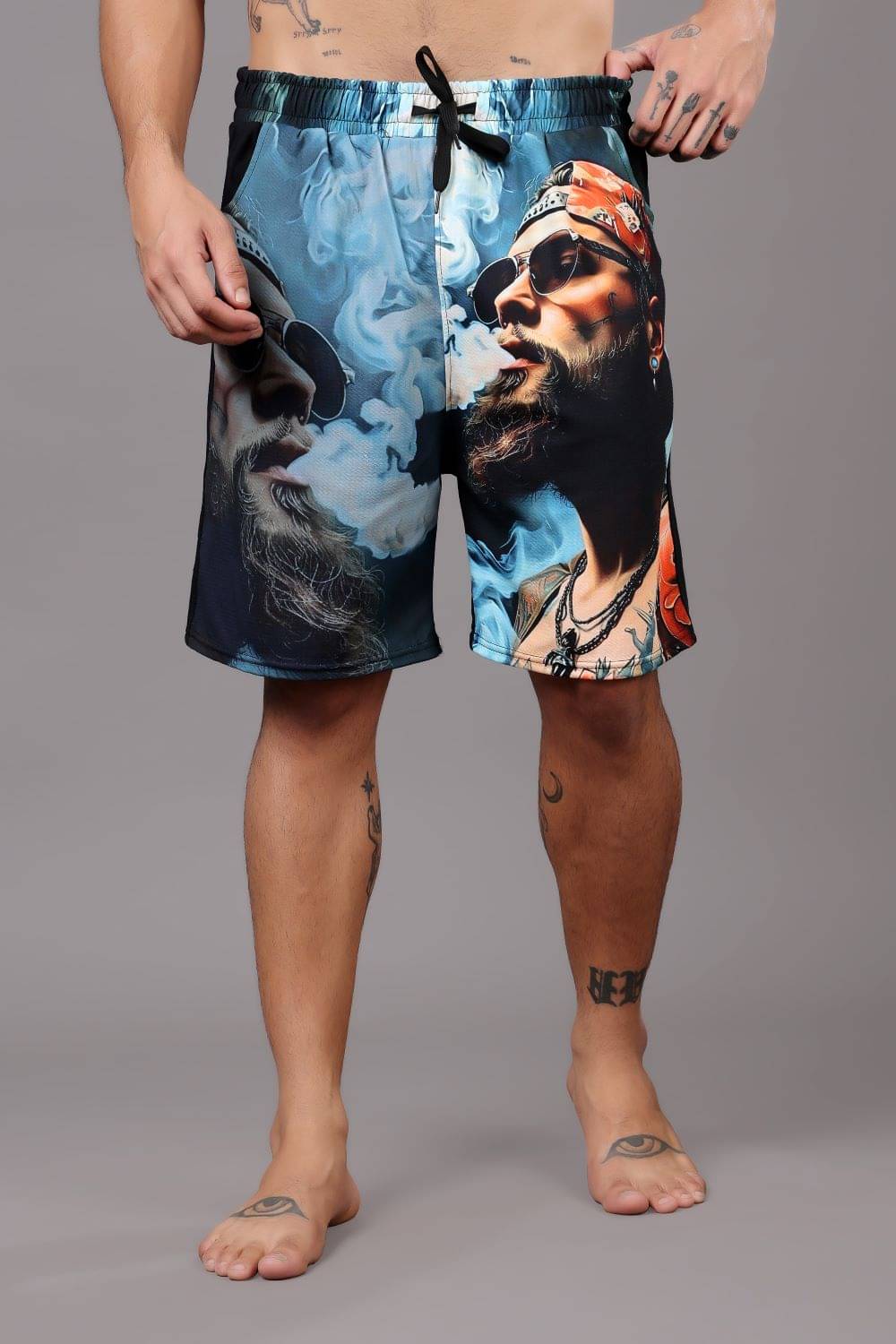 FLIRTY SOUL Multicolor Polyester Men's Gym Shorts ( Pack of 1 ) FLIRTY SOUL Multicolor Polyester Men's Gym Shorts ( Pack of 1 )