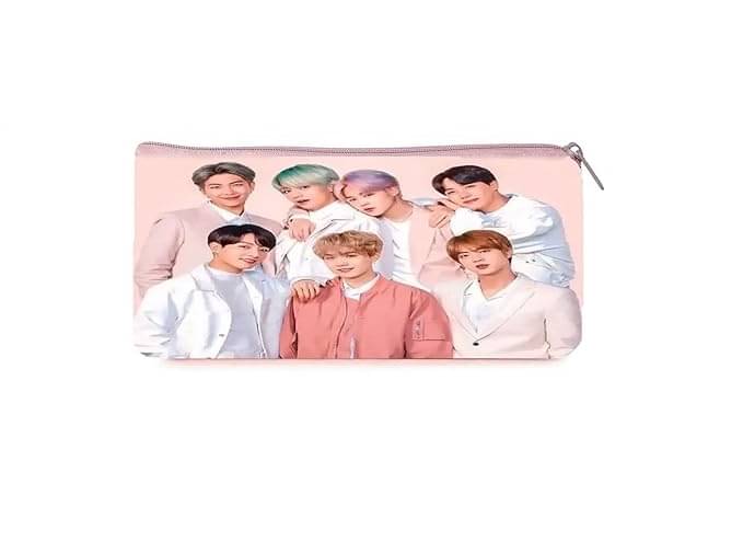 FREEDY Stationery Pouch RT BT21 Pencil Pouch for Kids Zip Closer Pencil Case for Kids     			FREEDY Stationery Pouch RT BT21 Pencil Pouch for Kids Zip Closer Pencil Case for Kids