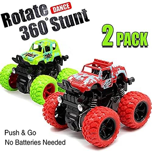 FREEDY  Unbreakable cars toys for boys Mini Monster Trucks 4wd Friction Powered (Multicolor, Pack of: 2)  (Multicolor)     			FREEDY  Unbreakable cars toys for boys Mini Monster Trucks 4wd Friction Powered (Multicolor, Pack of: 2)  (Multicolor)