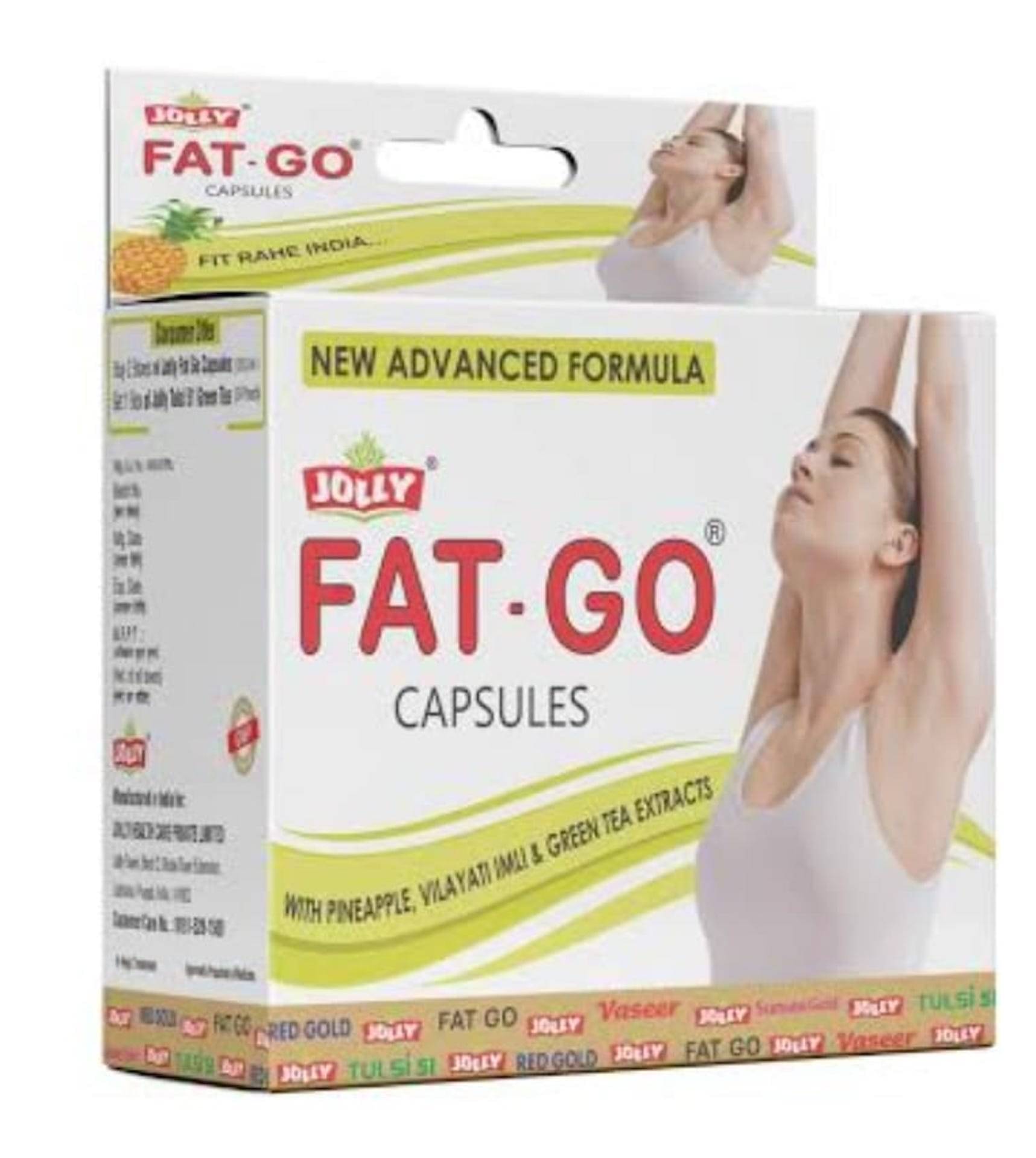     			Generic JOLLY FAT-GO 60 CAPSULES  (PACK OF 2)