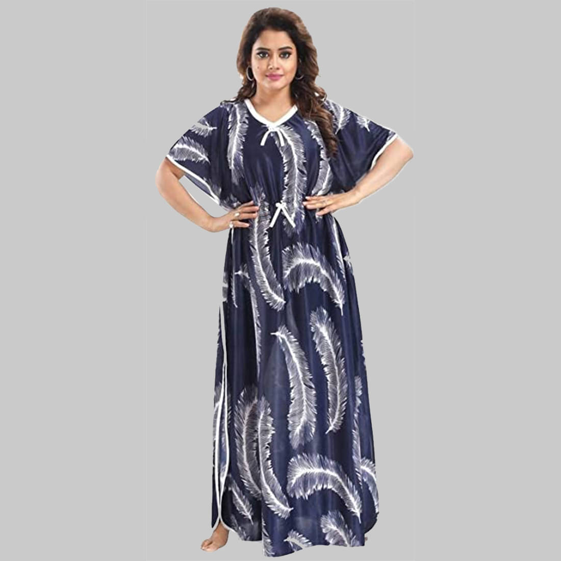     			Gutthi Pink Satin Women's Nightwear Nighty & Night Gowns ( Pack of 1 )