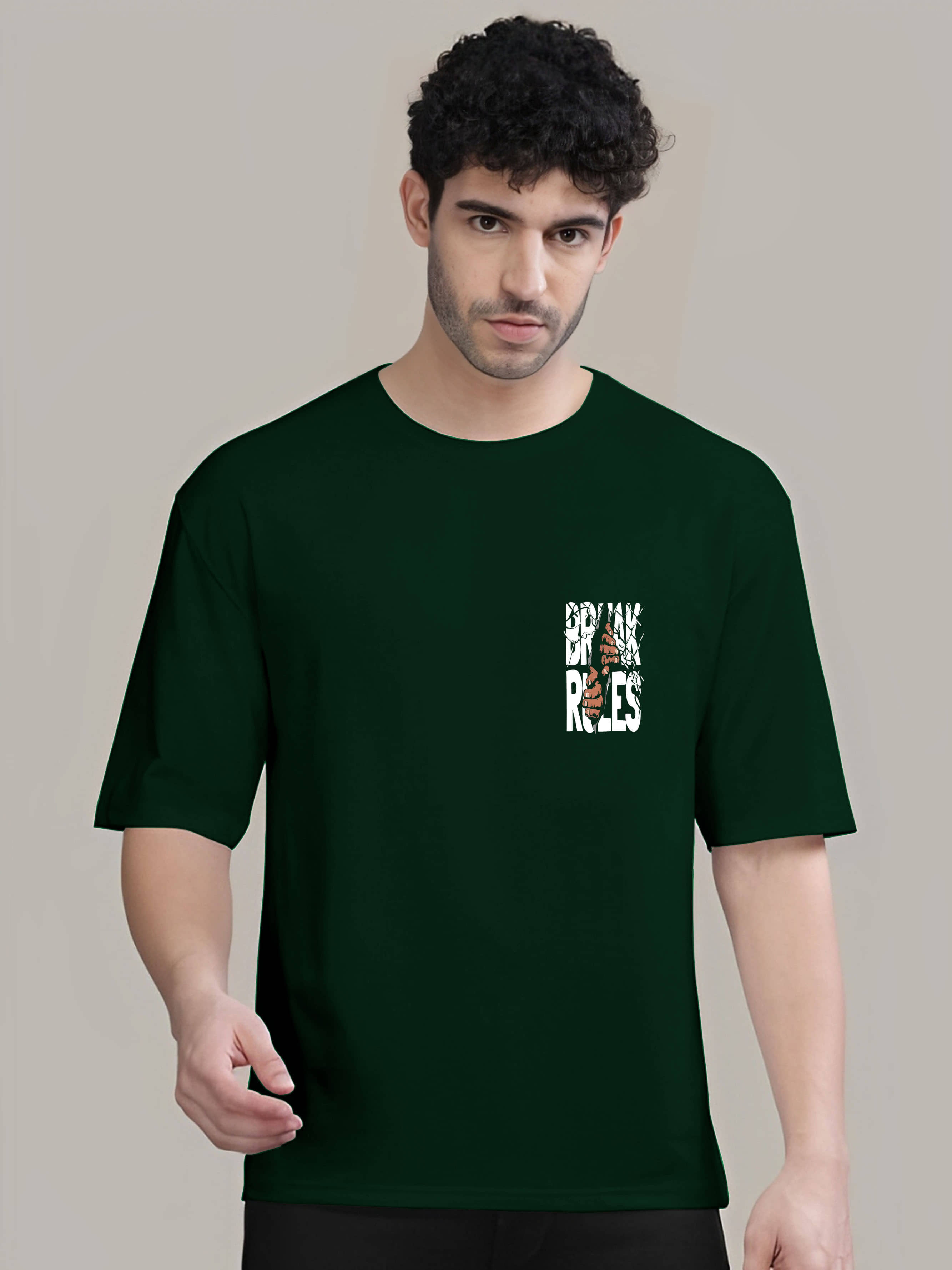 Kushi flyer Cotton Blend Regular Fit Printed Half Sleeves Men's Round T-Shirt - Multicolor7 ( Pack of 1 )