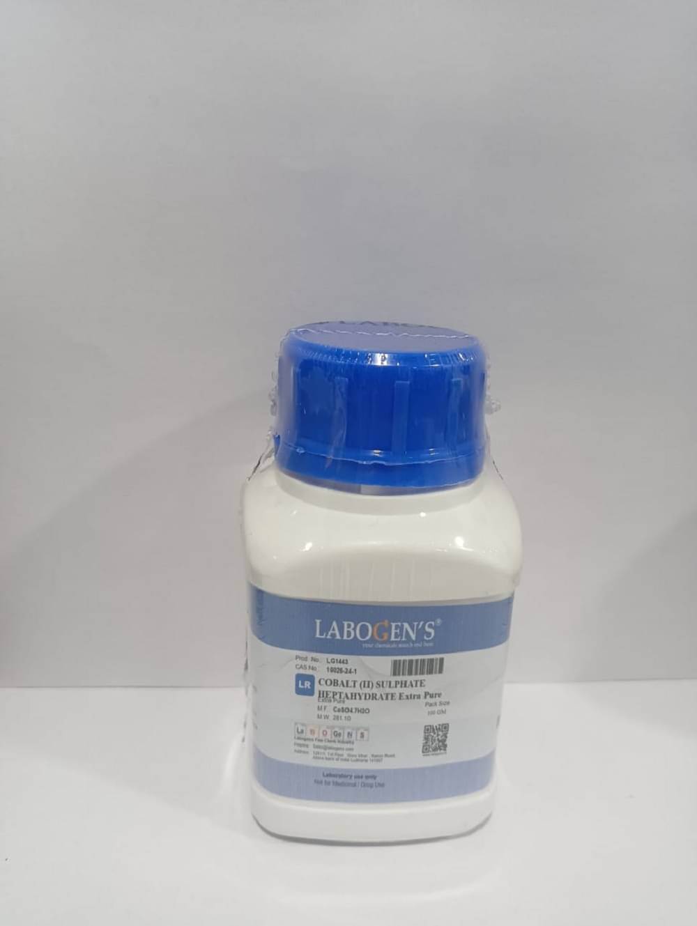     			LABOGENS COBALT (II) SULPHATE HEPTAHYDRATE EXTRA 100G