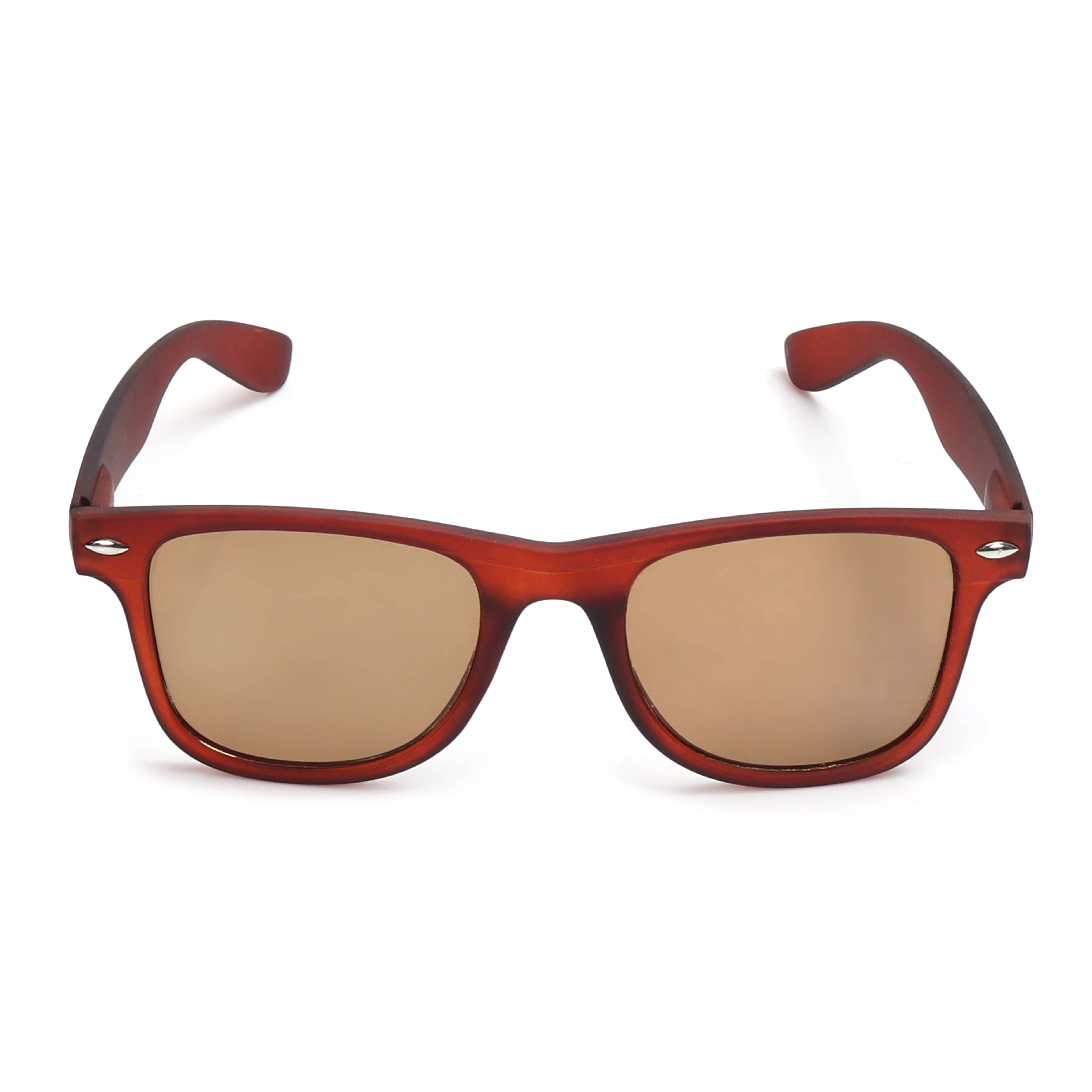 LINCHI Brown Rectangular Sunglasses ( Pack of 1 ) LINCHI Brown Rectangular Sunglasses ( Pack of 1 )