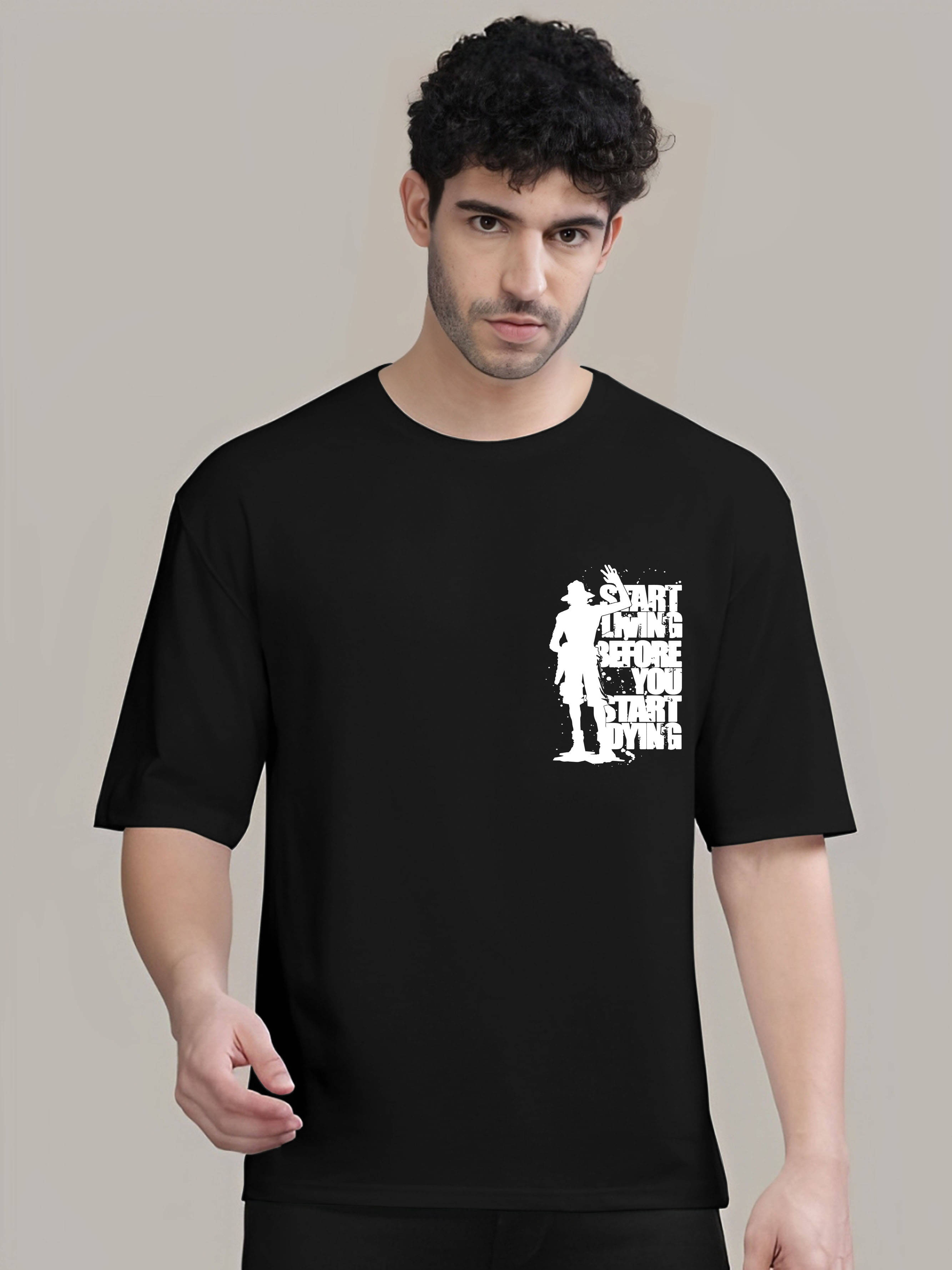     			Lecowar Cotton Blend Regular Fit Printed Half Sleeves Men's Round T-Shirt - Multicolor7 ( Pack of 1 )