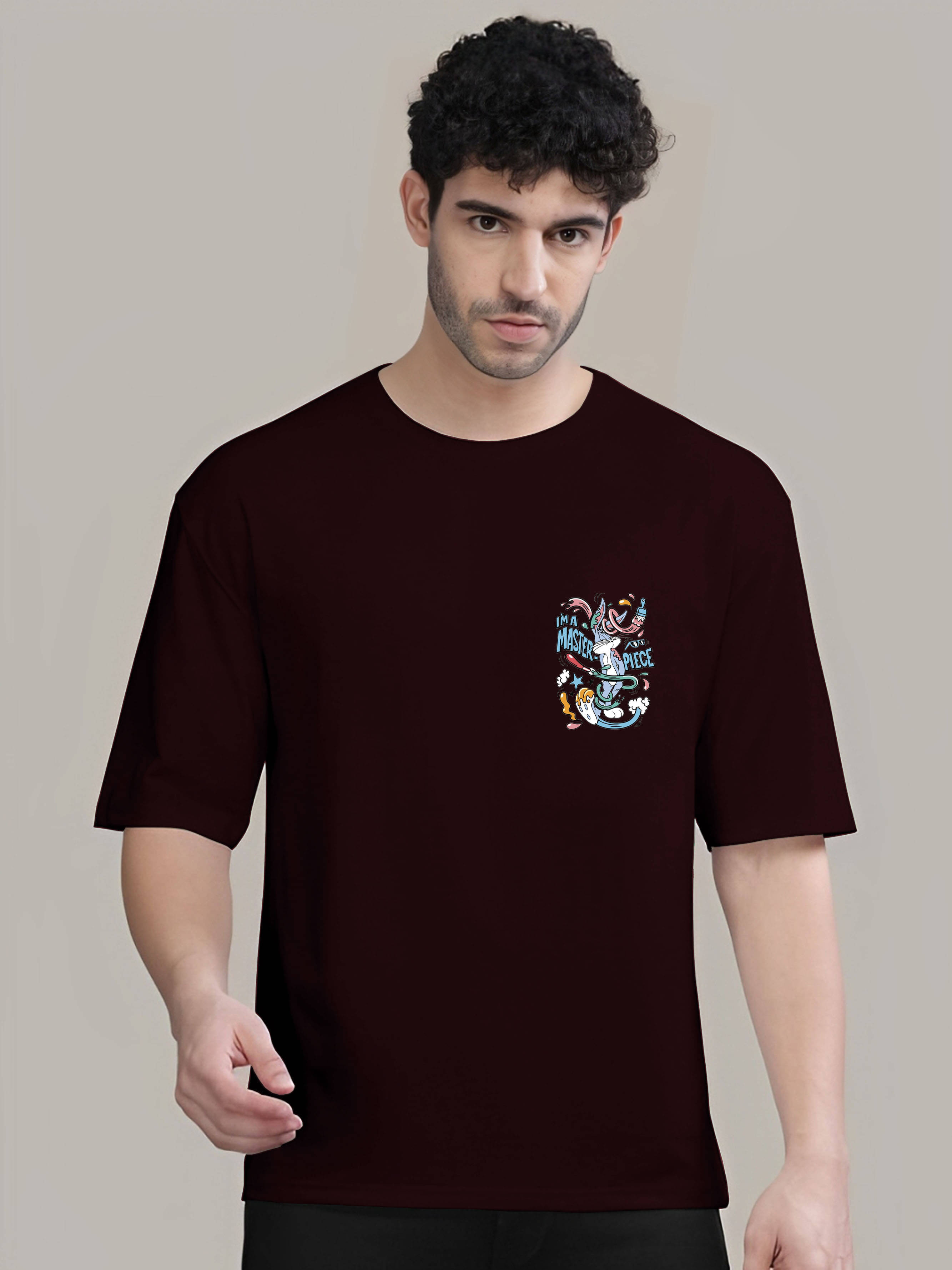     			Parona Cotton Blend Regular Fit Printed Half Sleeves Men's Round T-Shirt - Multicolor4 ( Pack of 1 )