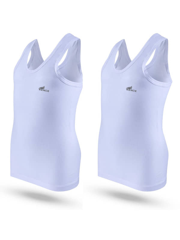 Renox Pack of 2 Boys Cotton Vest ( White ) - Nightwear & Loungewear | Buy online on ZillyBuy