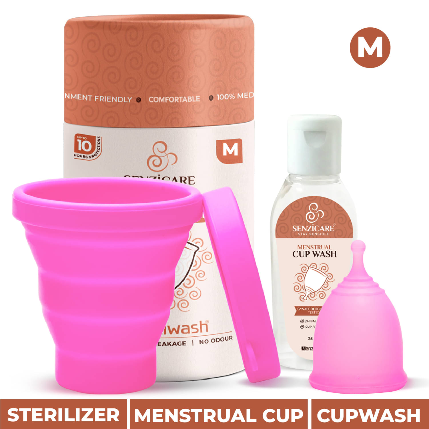 Senziwash Silicone Reusable Menstrual Cup Medium ( Pack of 1 ) Senziwash Silicone Reusable Menstrual Cup Medium ( Pack of 1 )