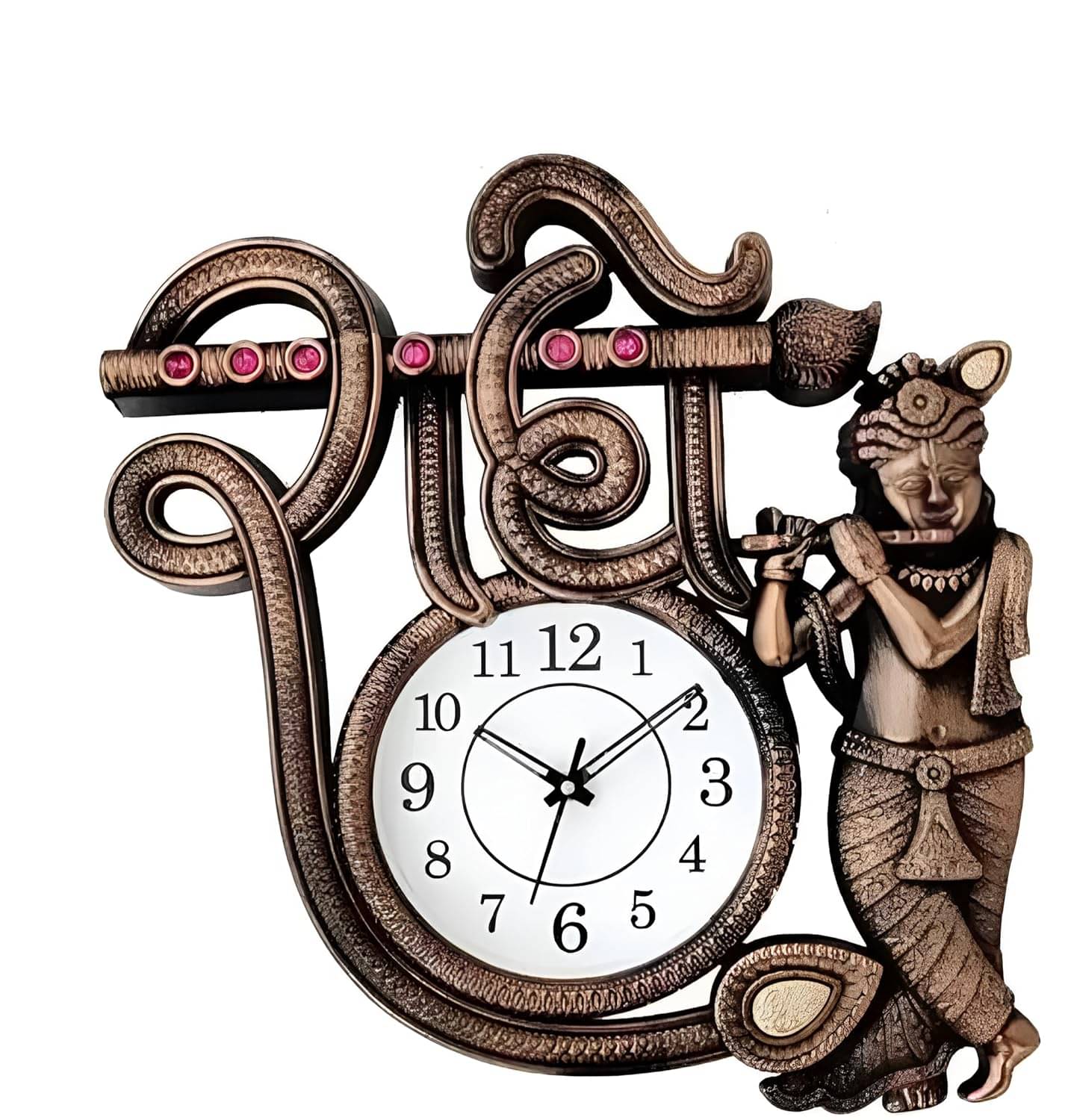 Shree Ganesh Enterpirses Triangle Analog Wall Clock Shree Ganesh Enterpirses Triangle Analog Wall Clock