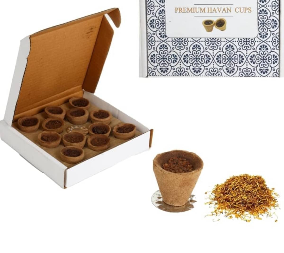    			SwamiMart Dhoop,Havan Cups Guggul 12 Pieces ( Pack of 1 )
