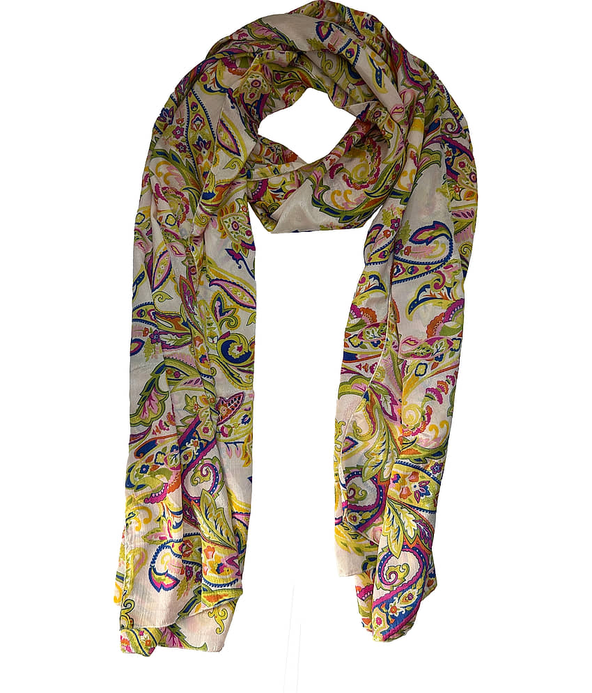 Yash Gallery Multicoloured Chiffon Women's Dupatta - ( Pack of 1 ) - Dupattas & Shawls | Buy online on ZillyBuy
