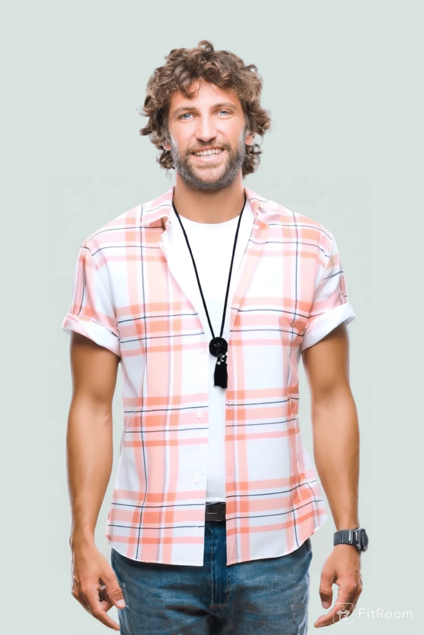 bluecorp enterprise Polyester Regular Fit Checks Half Sleeves Men's Casual Shirt - Orange ( Pack of 1 ) bluecorp enterprise Polyester Regular Fit Checks Half Sleeves Men's Casual Shirt - Orange ( Pack of 1 )