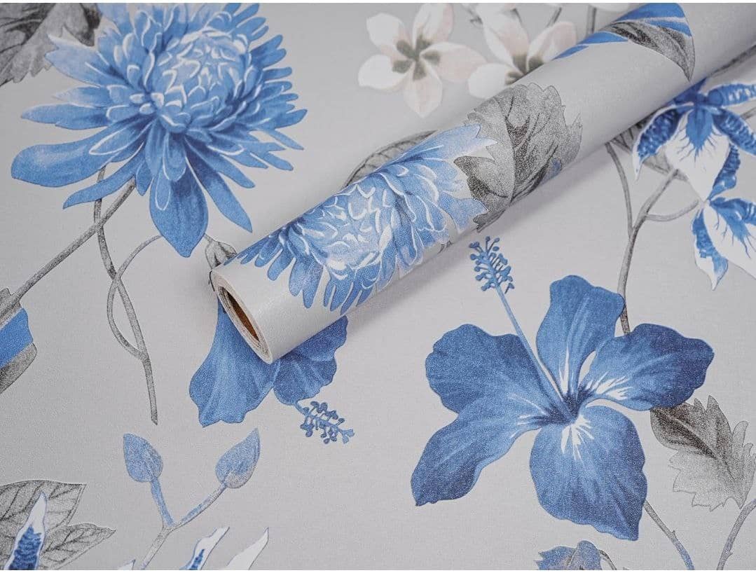 sekhmet Floral Wallpaper ( 45 x 500 ) cm ( Pack of 1 )