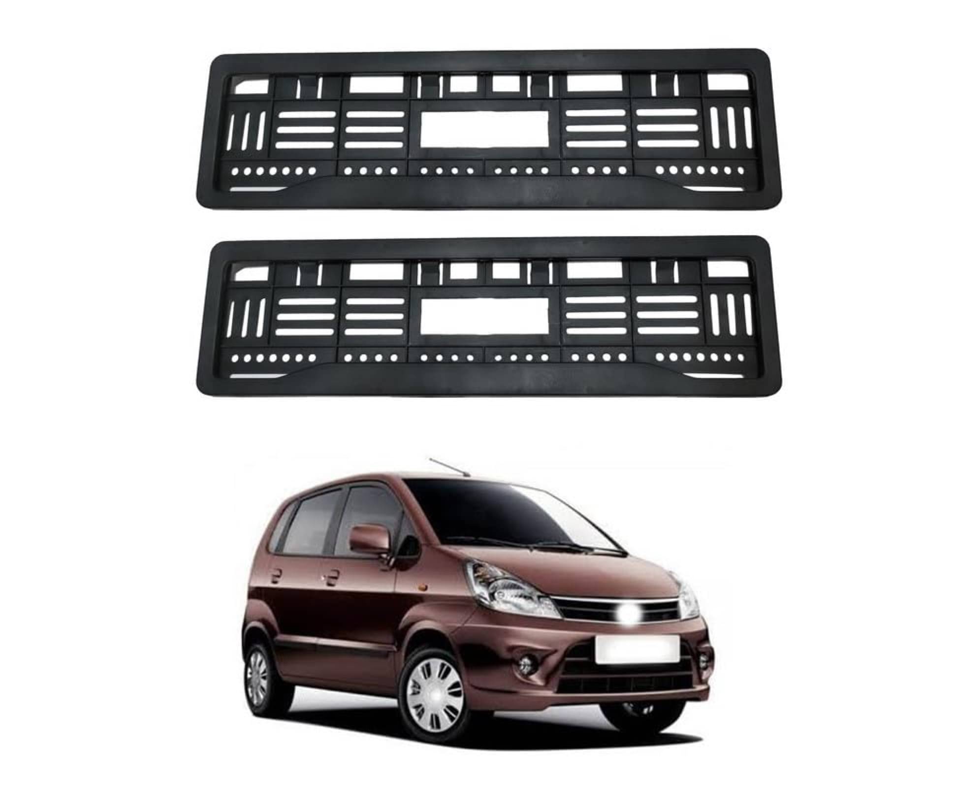     			ARLOOK Black Number Plate Frame Set of 2 for Ritz