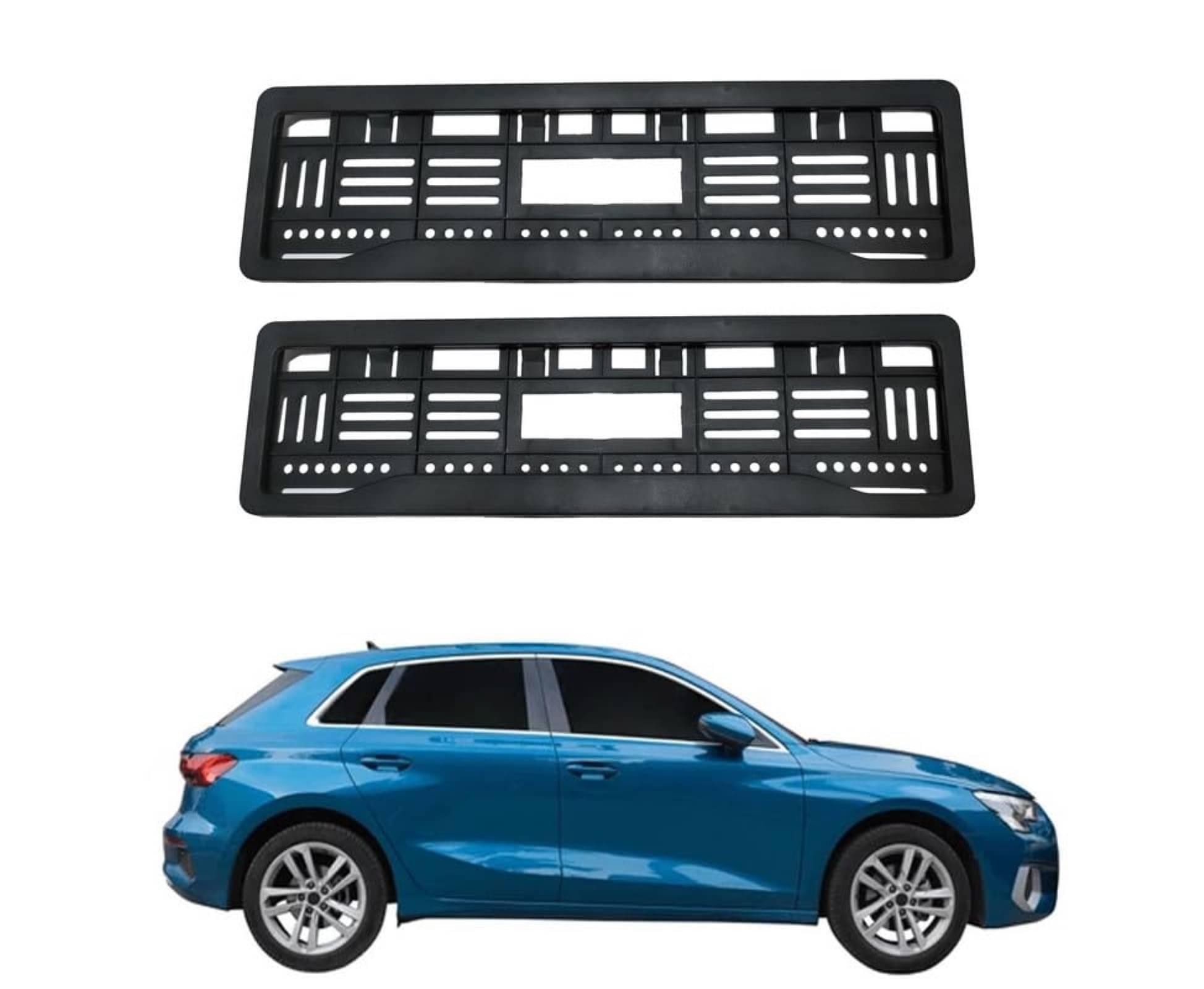     			ARLOOK Black Number Plate Frame Set of 2 for XL6