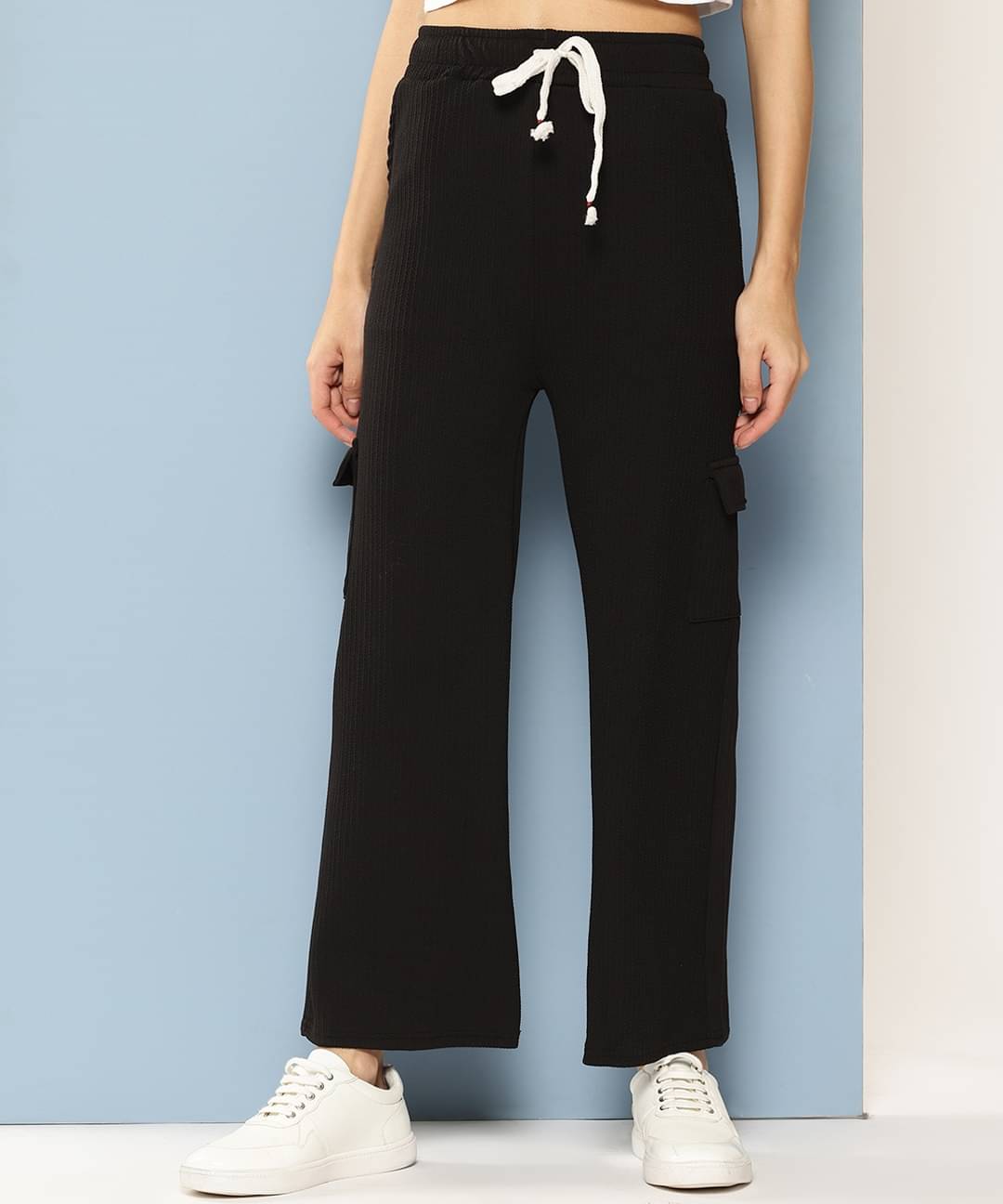     			Aarika Pack of 1 Girls Polyester Pants ( Black )