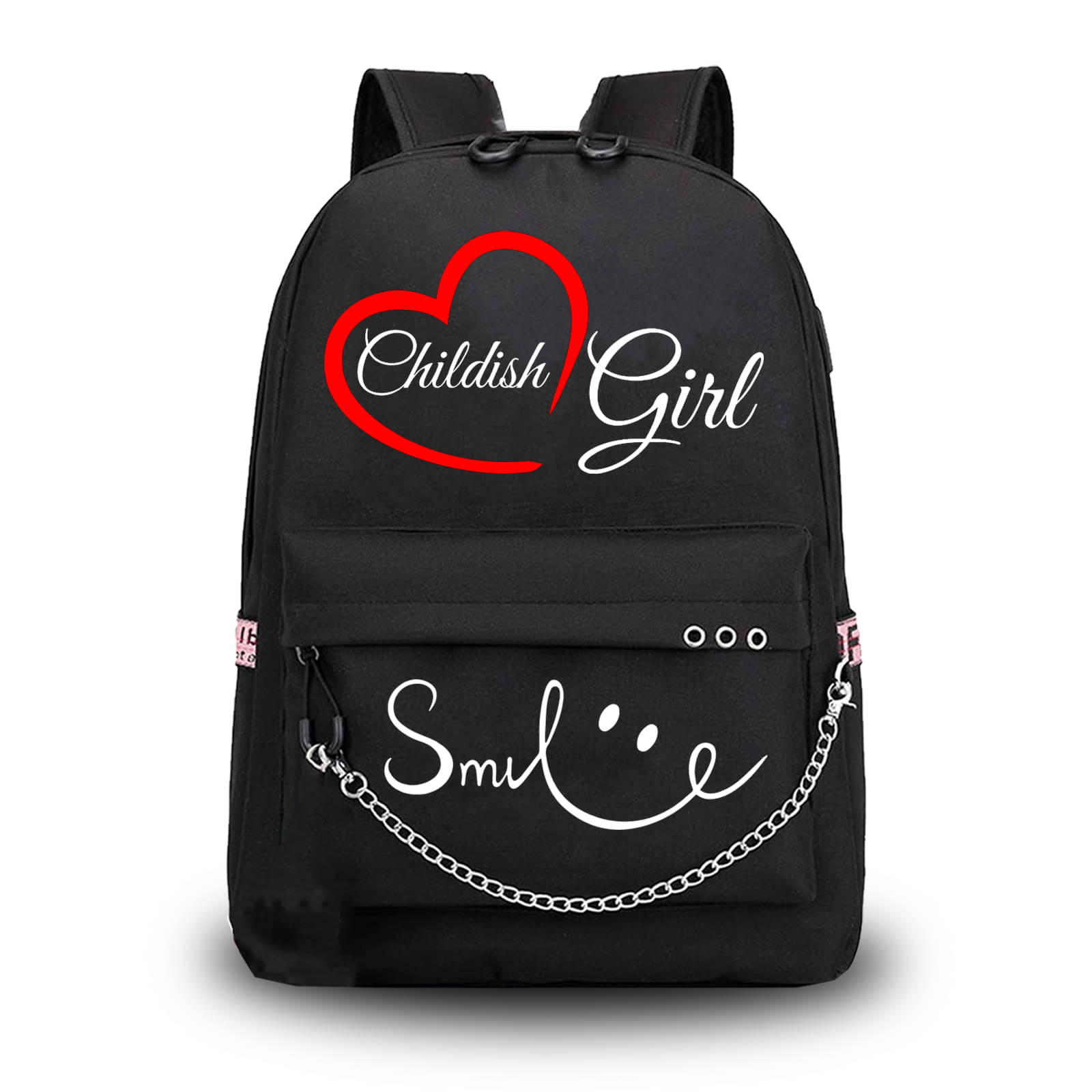    			CLUCI 26 Ltrs Canvas Backpack *For Boys & Girls ( Black )