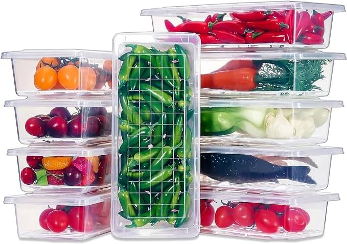     			DarkShri Fridge Container Plastic Multicolor Food Container ( Set of 1 )